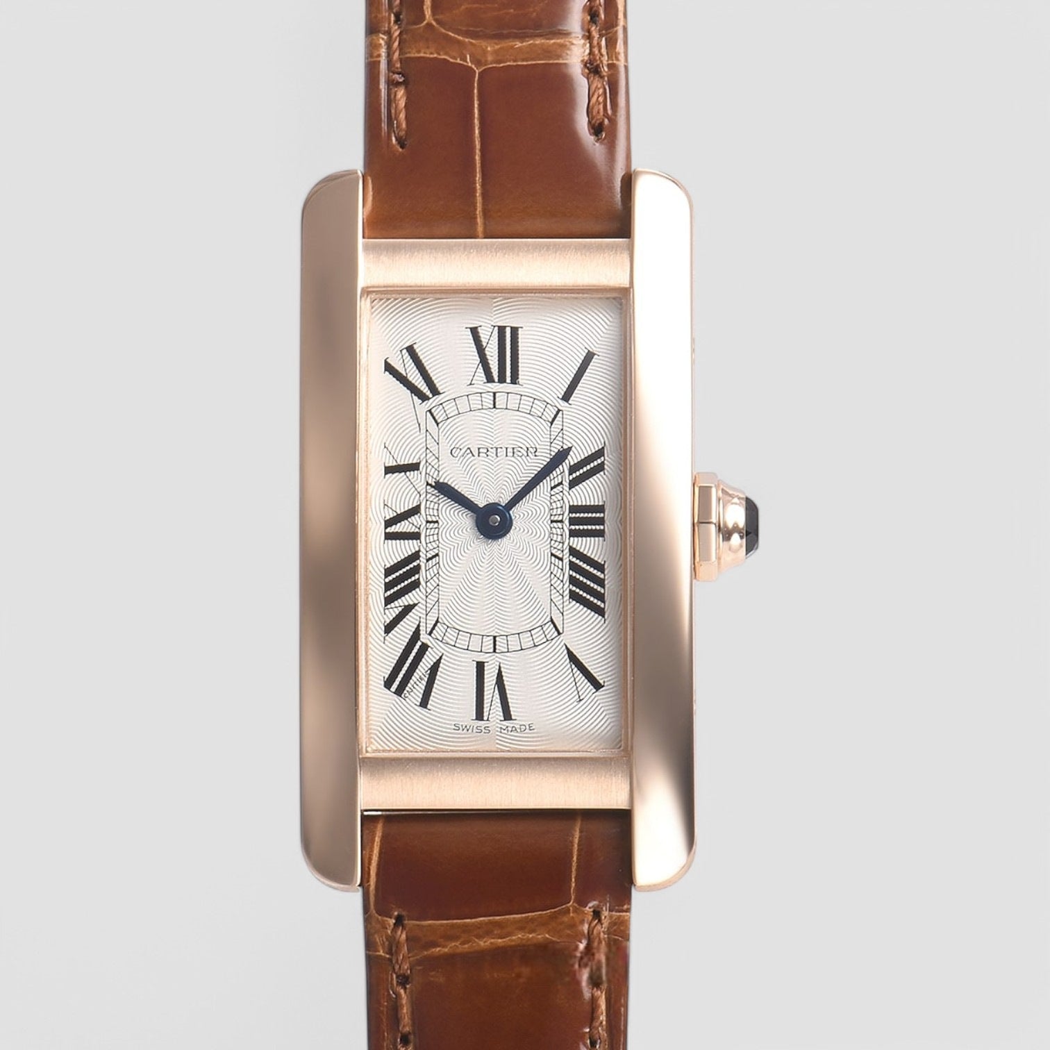 Tank Americaine 18K Rose Gold Ladies Watch