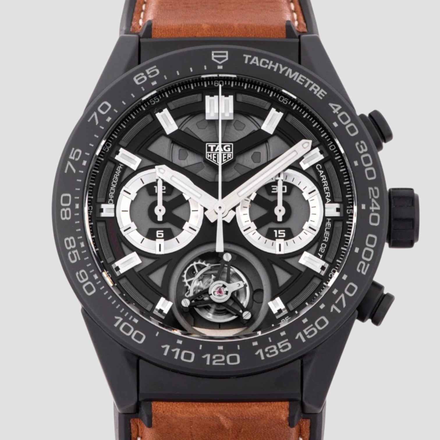 Carrera Tourbillon Chronograph Ceramic Men's Watch
