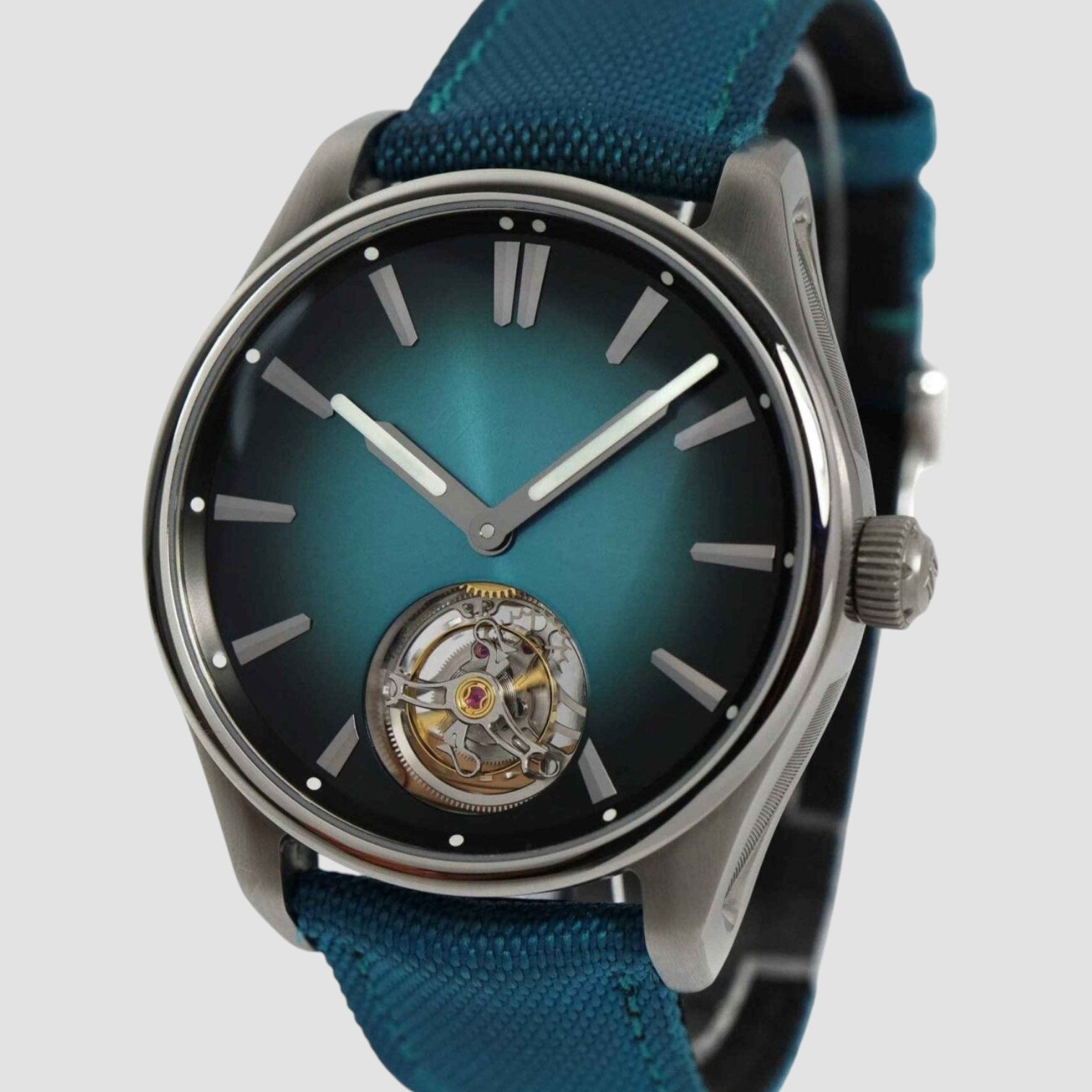 Pioneer Tourbillon 3804 'Blue Lagoon' Limited Steel
