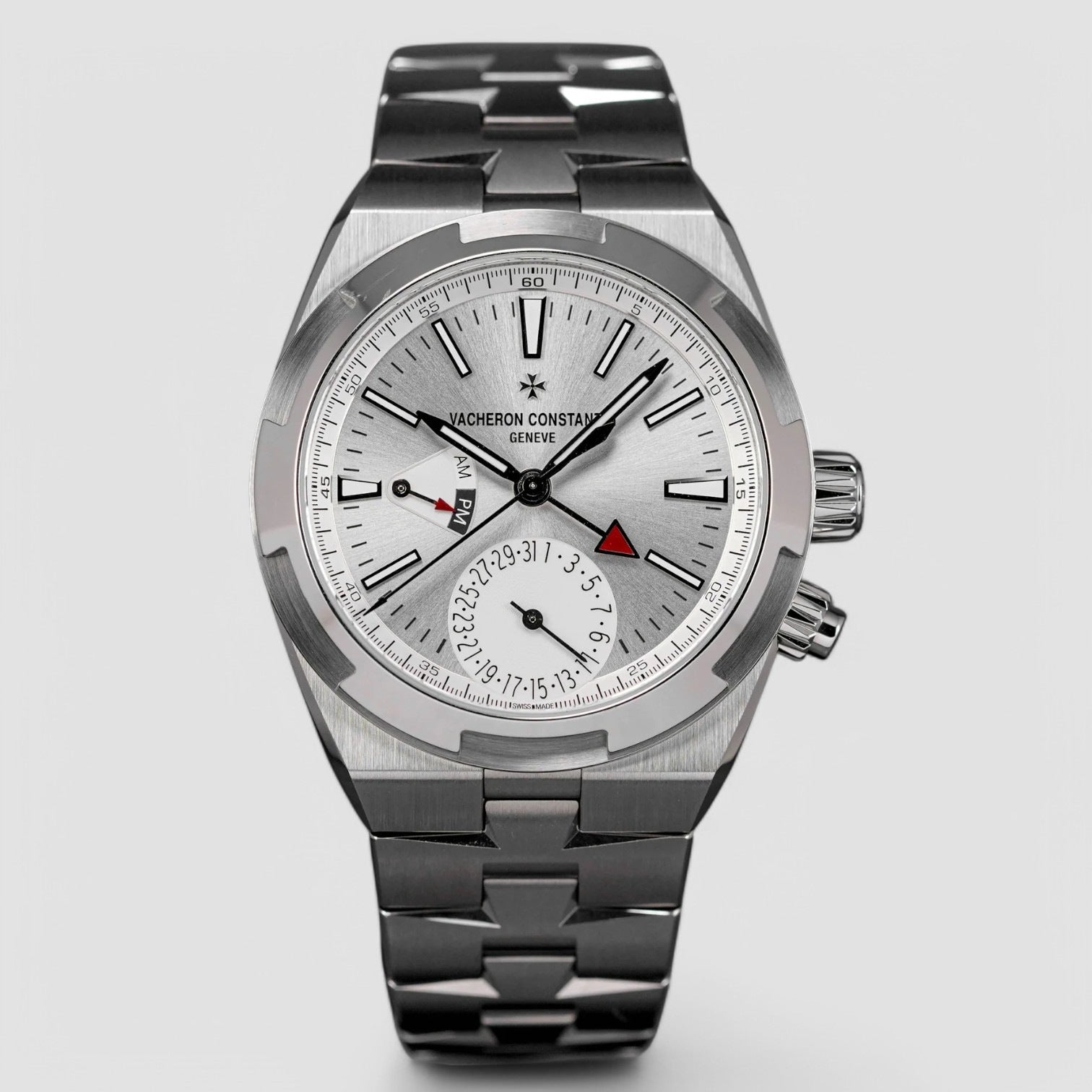 Overseas Dual Time SS Silver Dial FULL SET 2024
