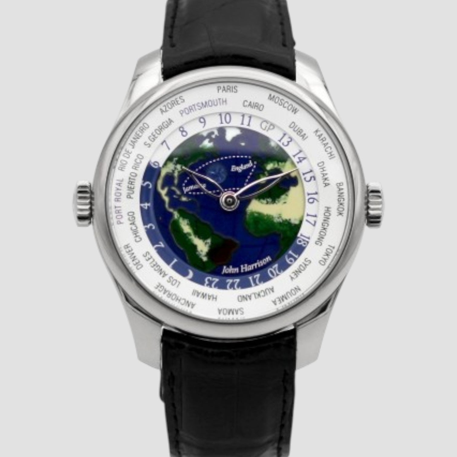 World Time Limited Edition John Harrison Email Grand Feu Champlevé