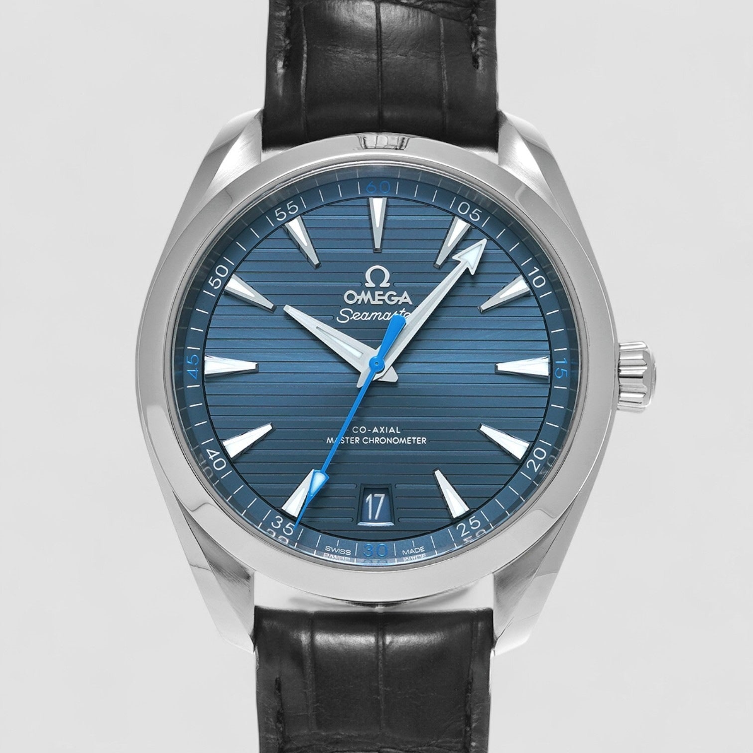 Seamaster Aqua Terra Co-Axial Chronometer Automatic Blue Dial Men's Watch