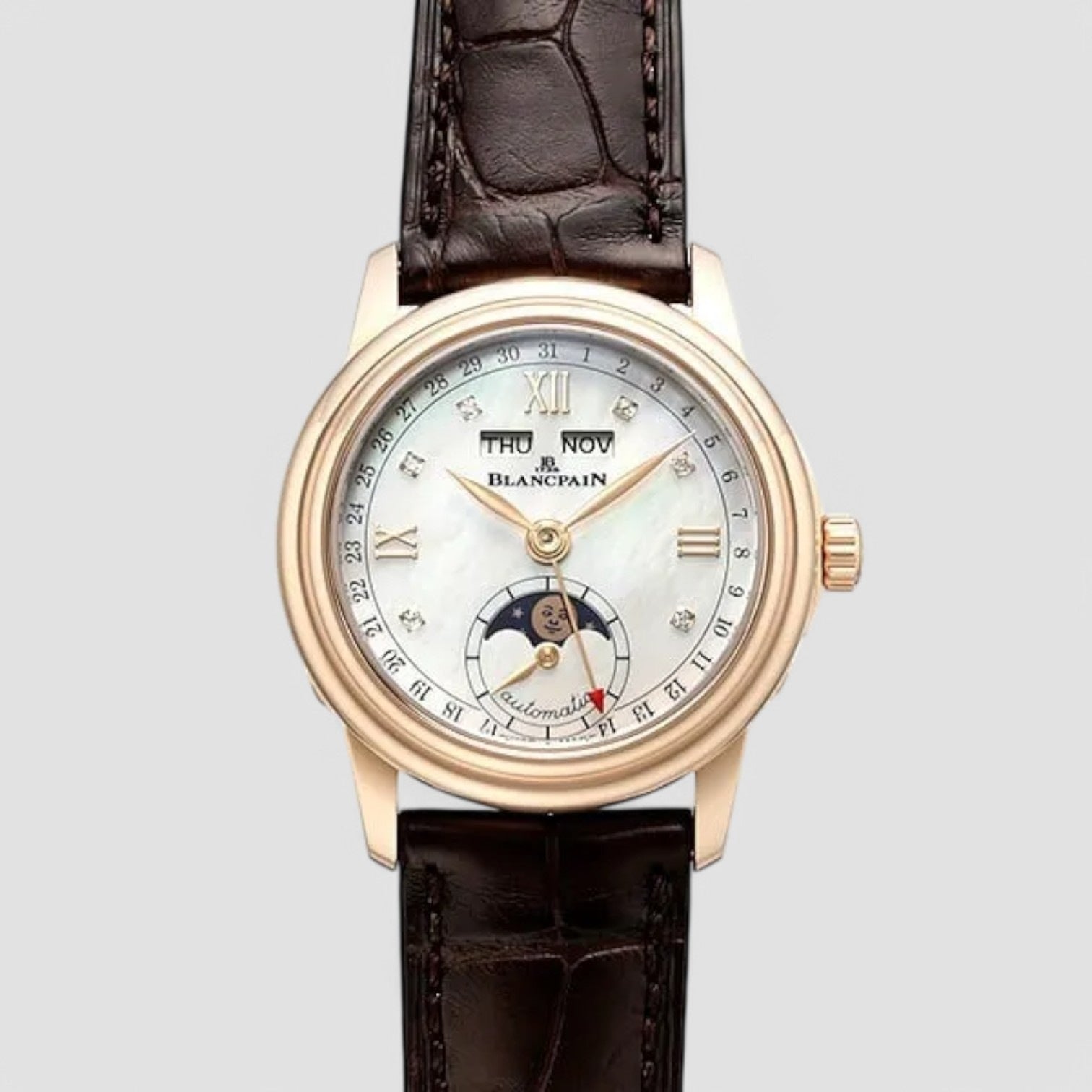 Leman Ladies Moonphase & Complete Calendar 34mm Ladies Watch
