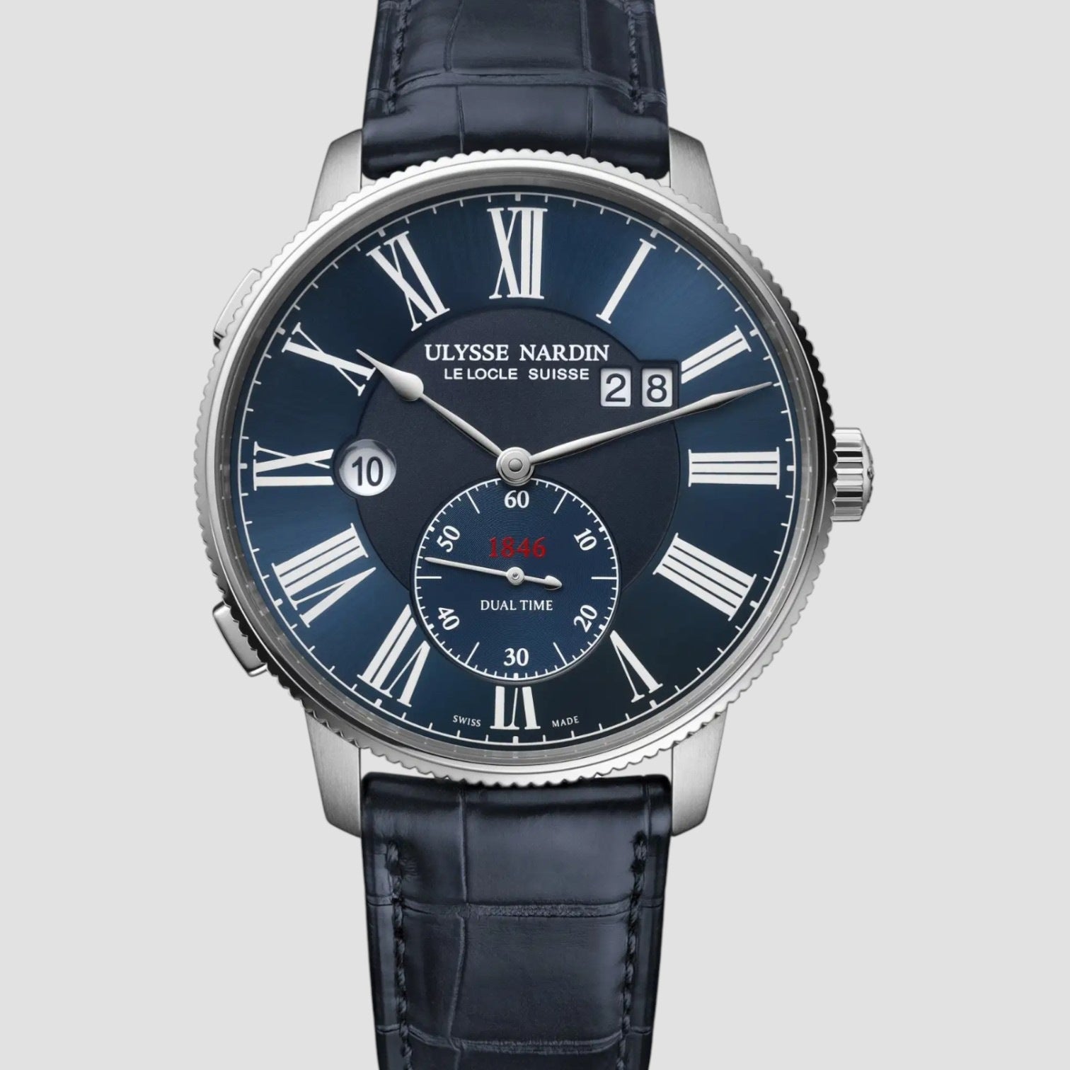 Marine Torpilleur Dual Time 44mm