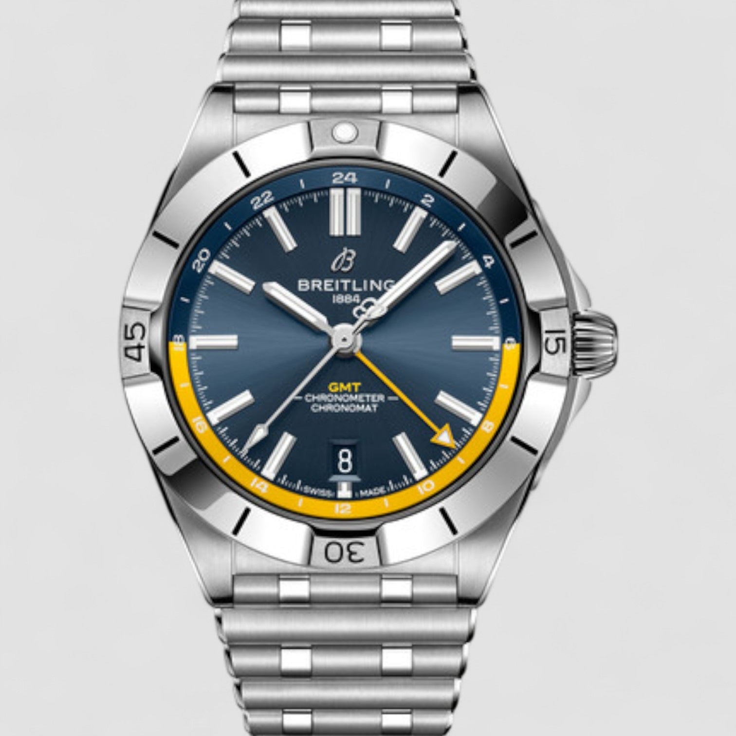 Chronomat 40 GMT Stainless Steel / Blue Dial