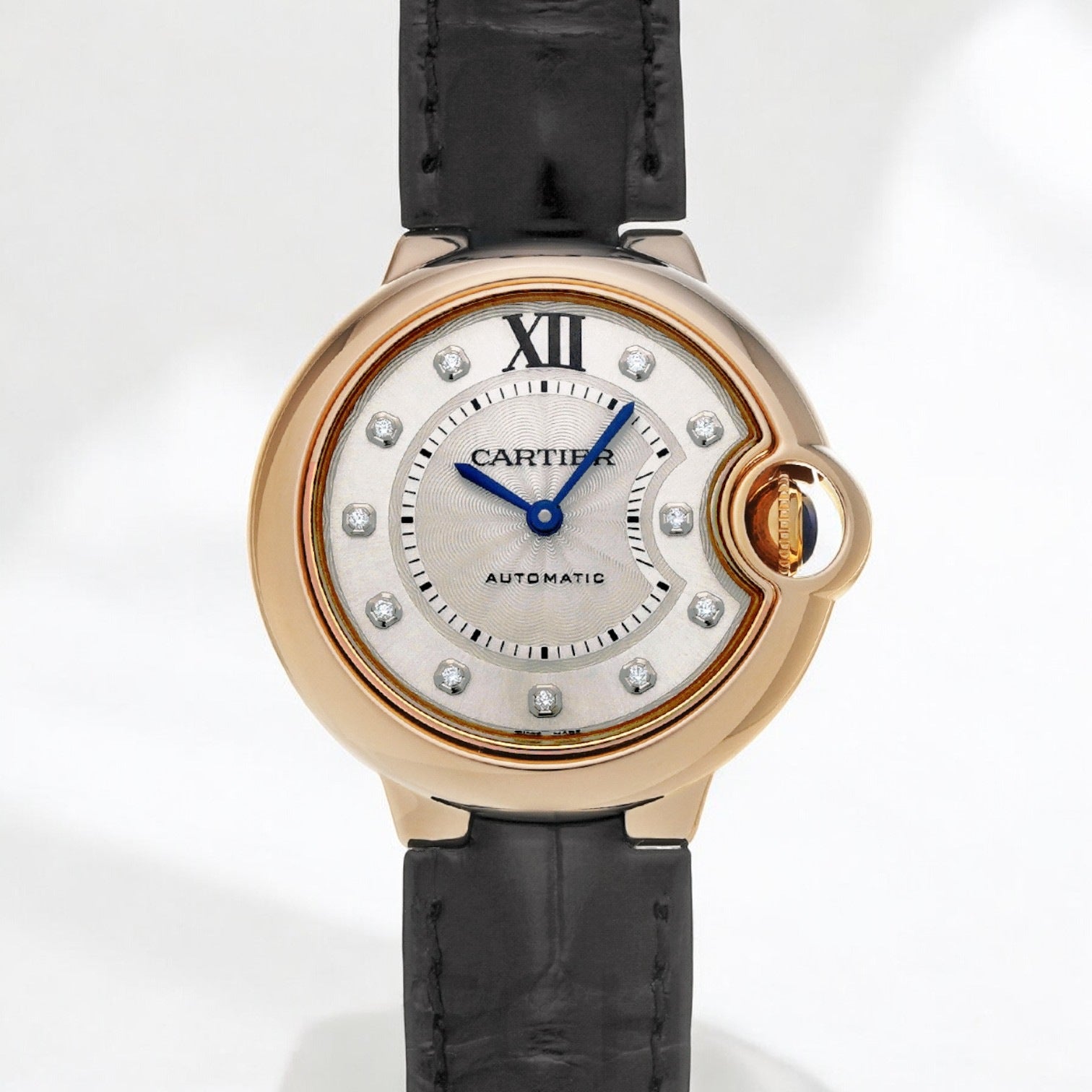 Ballon Bleu de Cartier 33mm Silver/Diamond