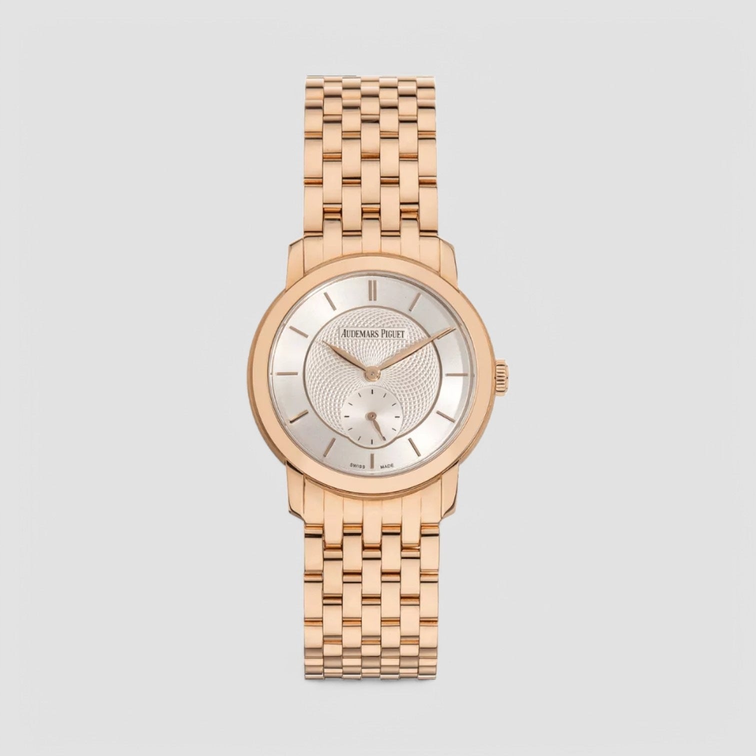 Jules Audemars Silver Index Dial Ladies Watch