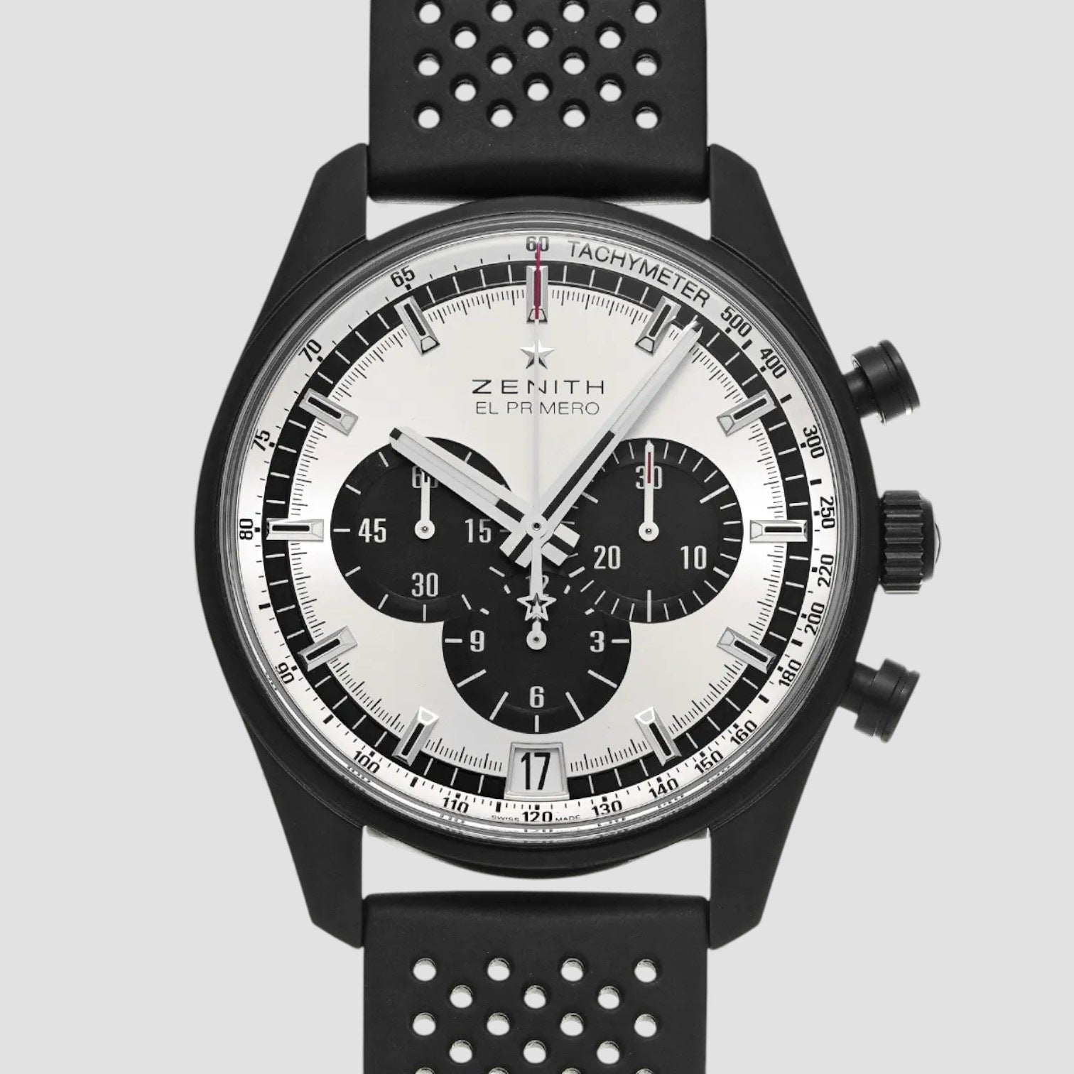 El Primero Chronomaster 42 Aluminium / Black / Rubber Strap