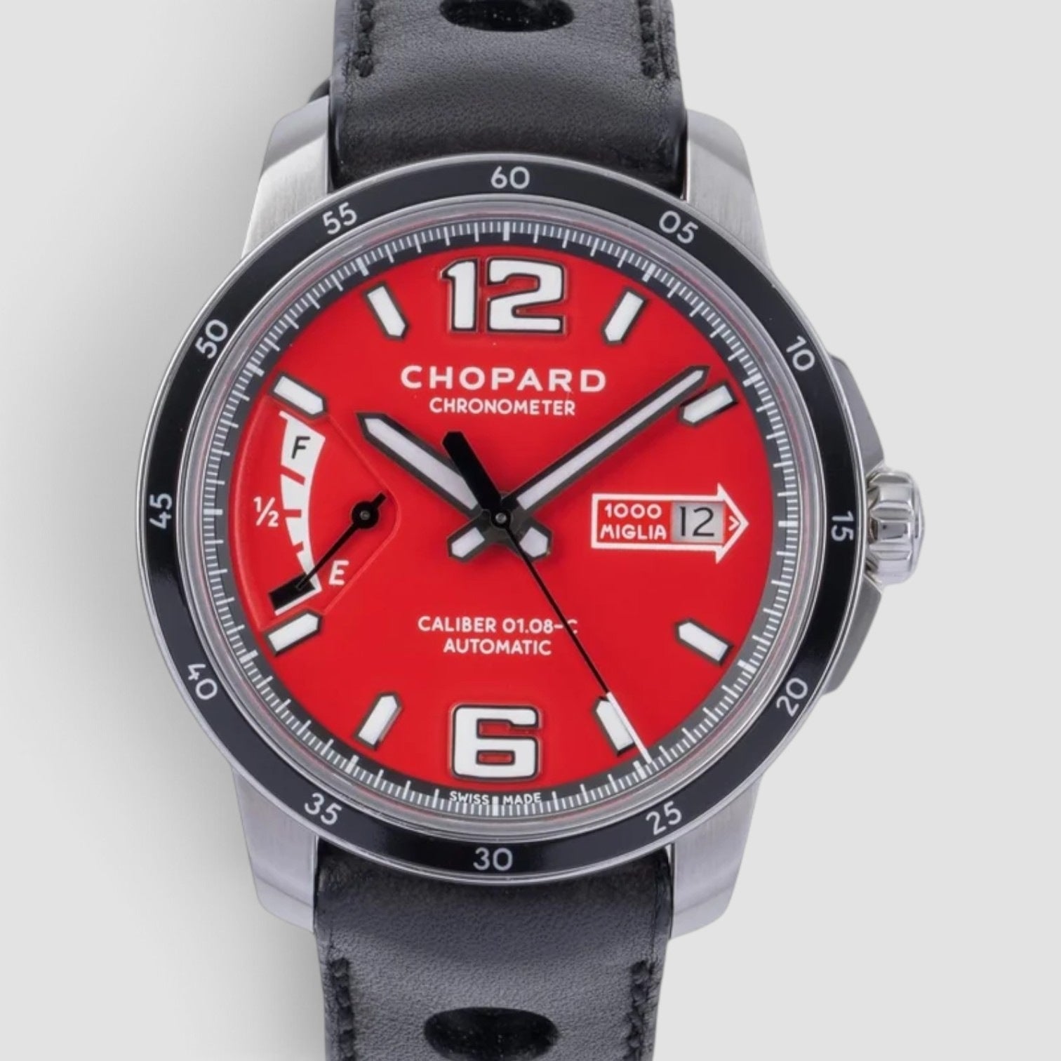 Mille Miglia GTS Power Control 43mm Steel Red Dial