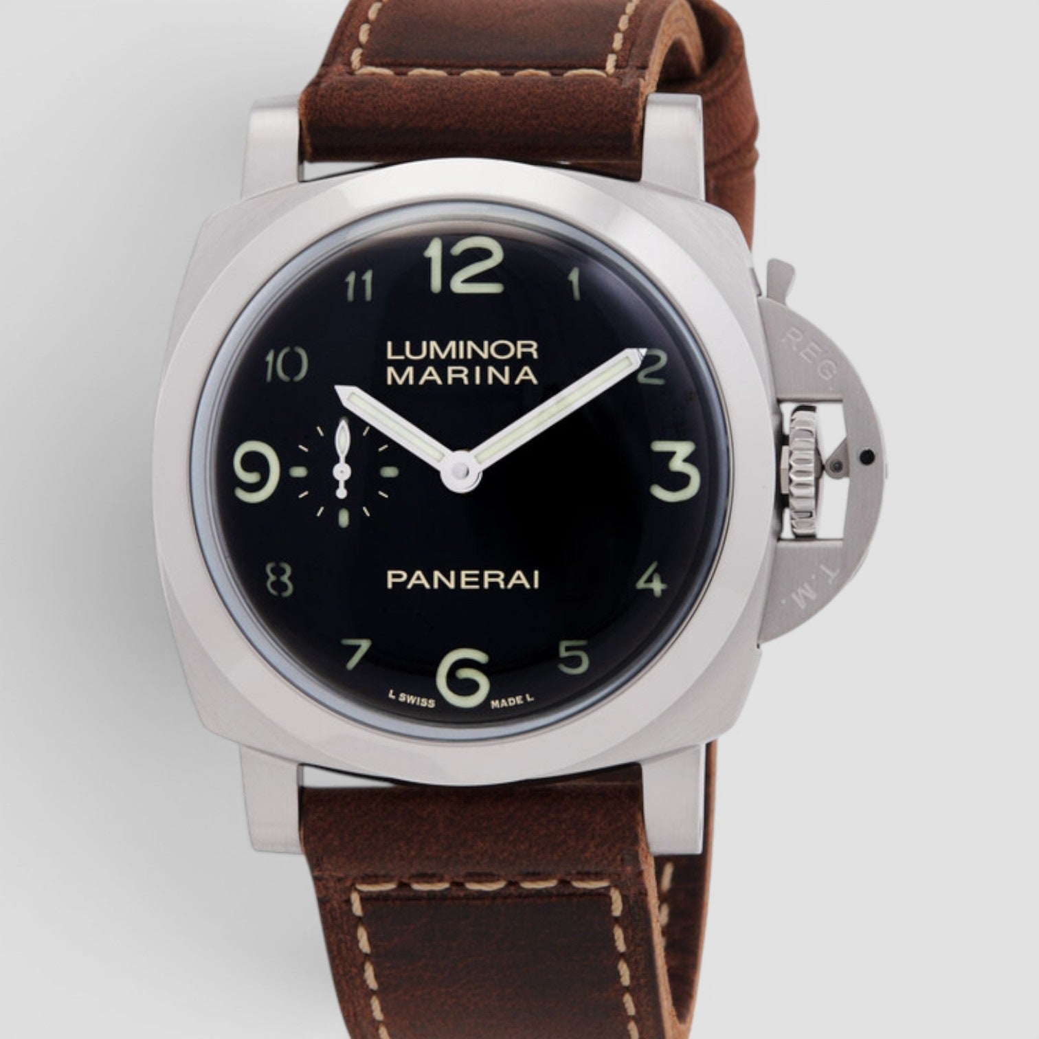 Limited Edition 44mm Luminor Marina Automatic Black Dial Watch
