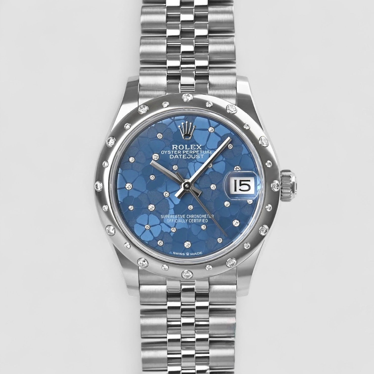 Datejust 31 Gold/Steel with Blue Dial