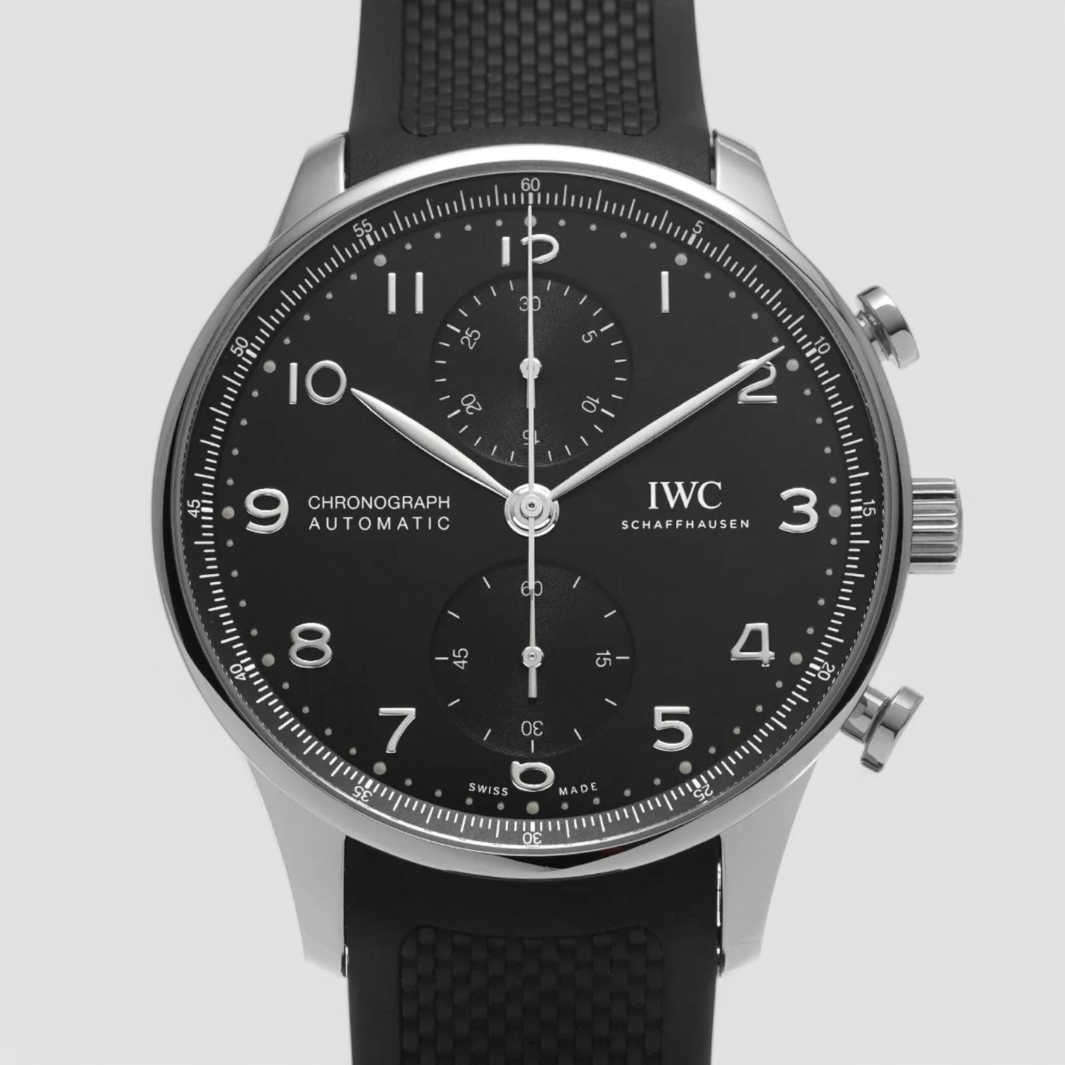 Portugieser Chronograph SS Black Dial