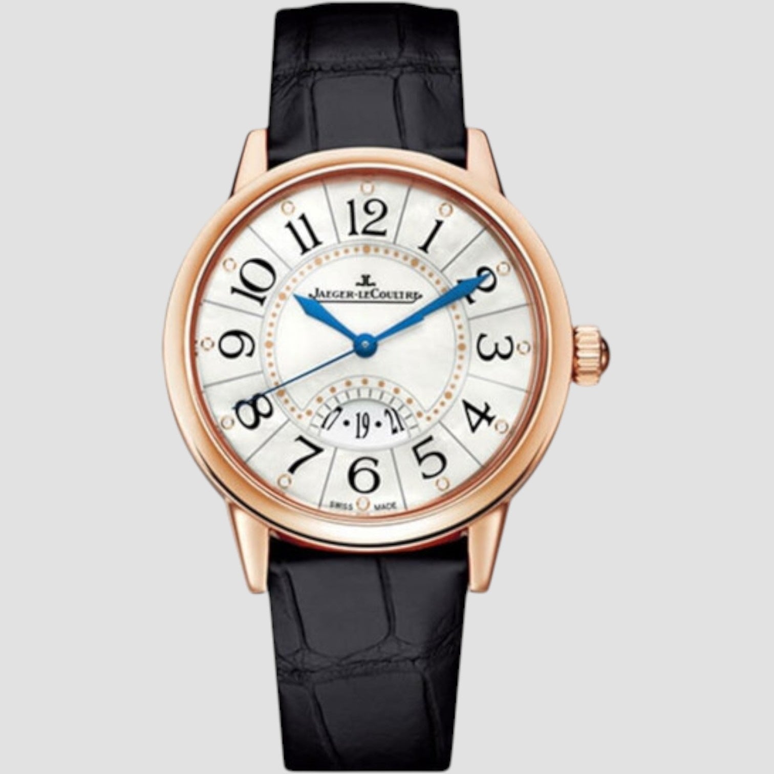 Rendez-Vous White Dial 18K Pink Gold Automatic Ladies Watch