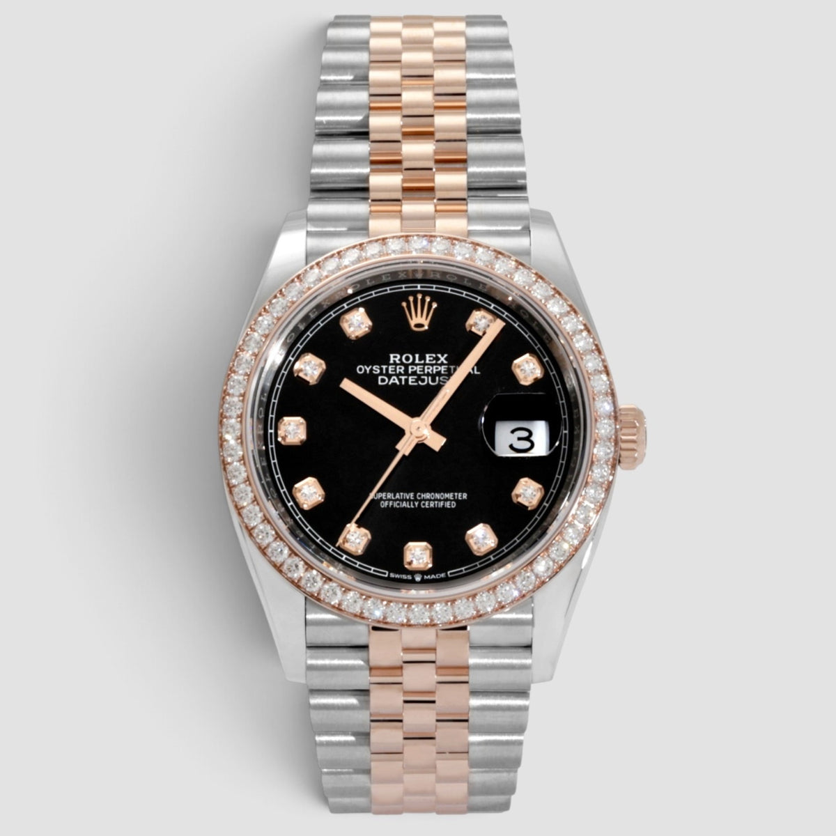Datejust 36 Black Diamond Dial Jubilee