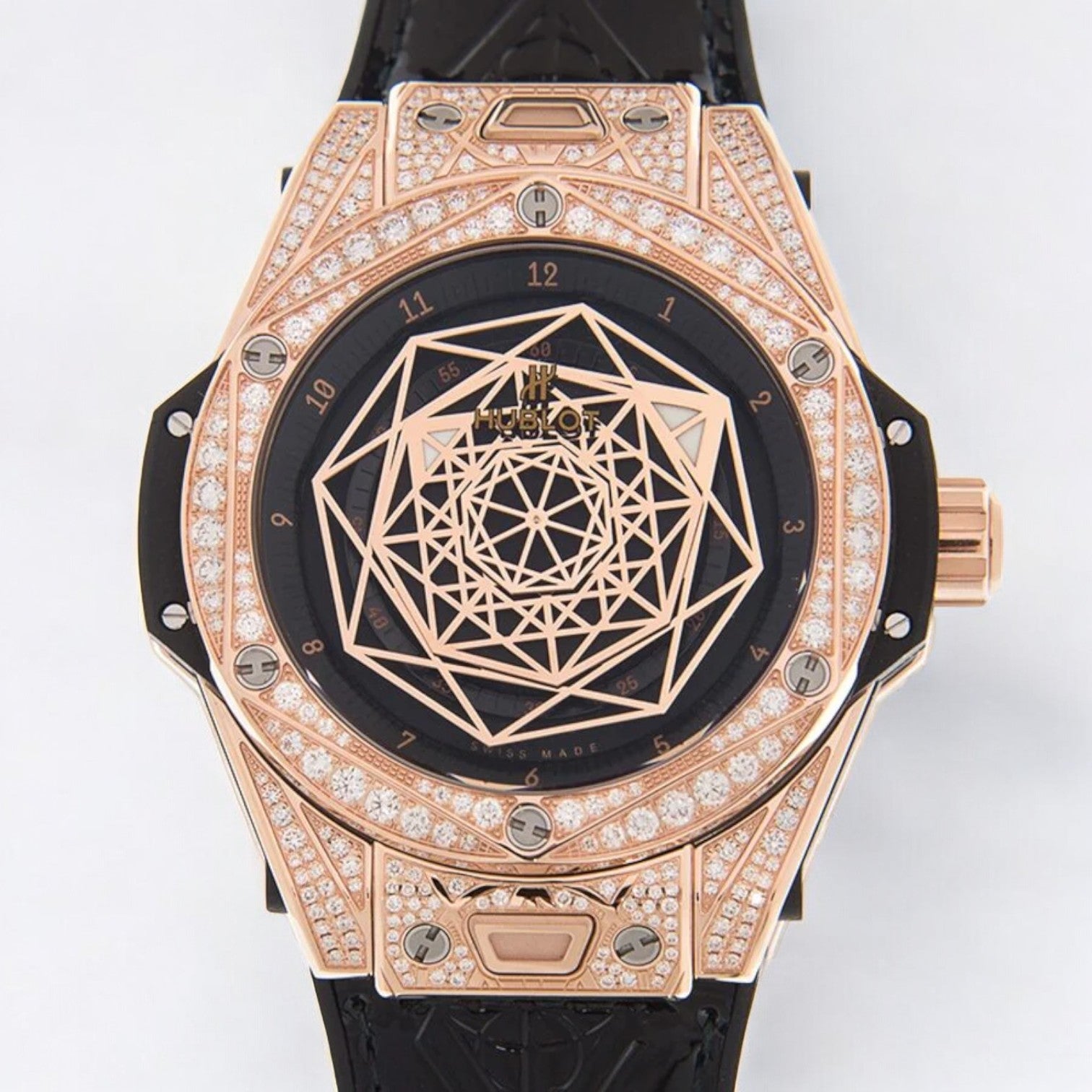 Bang Sang Bleu Automatic Diamond Black Dial