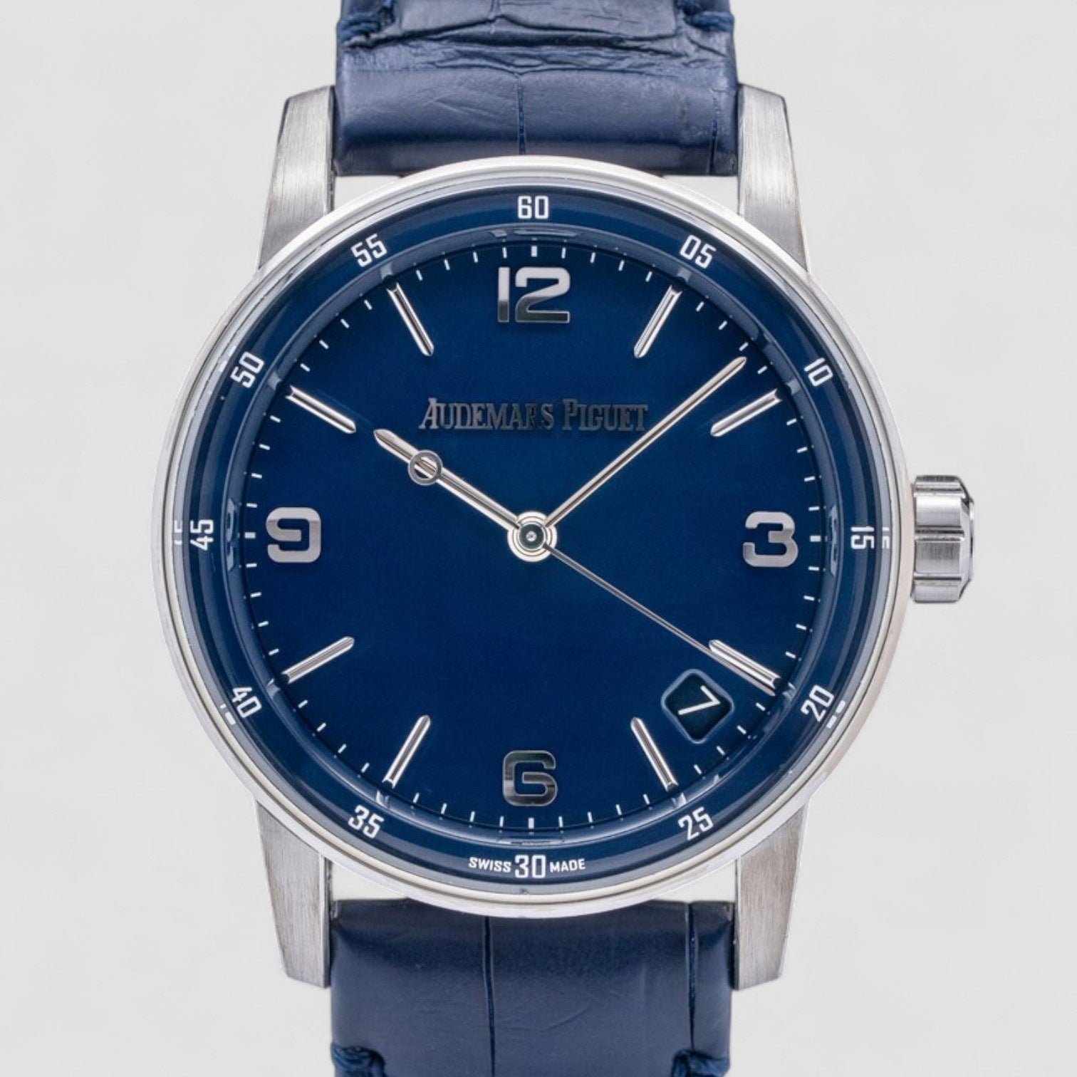 Code 11.59 Automatic 18K White Gold Blue Dial