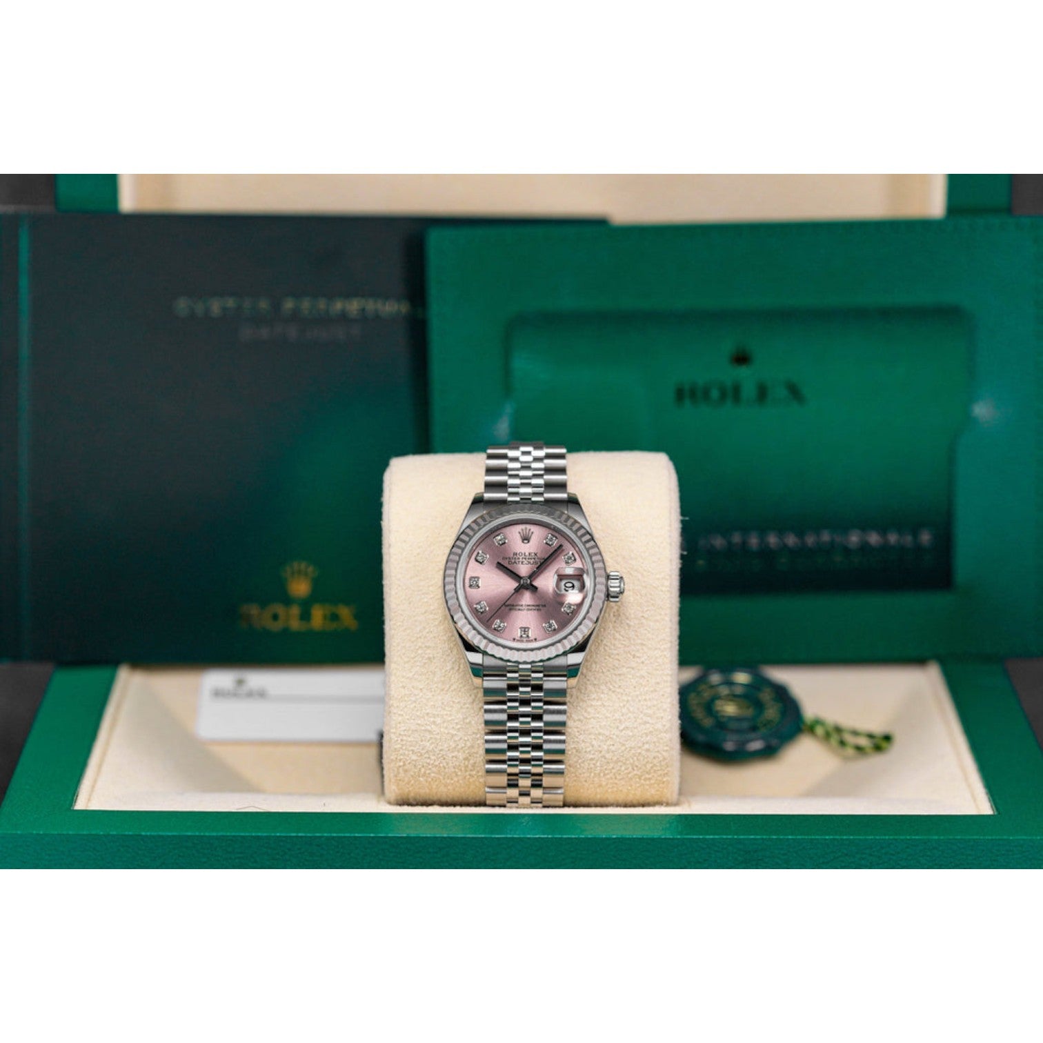 Lady-Datejust 28MM PINK DIAMOND DIAL