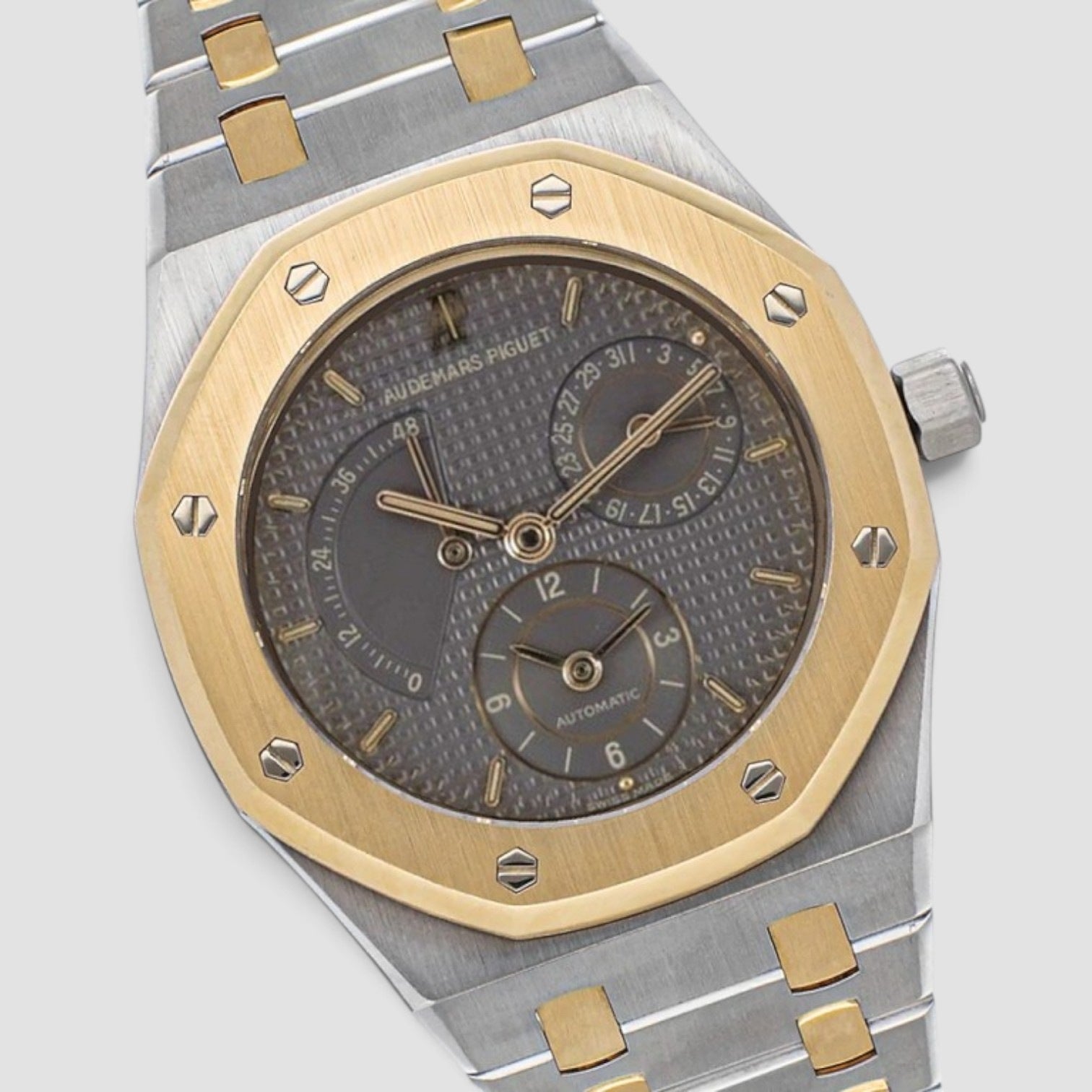 Royal Oak Dual Time 36mm Steel & Yellow Gold Grey Dial