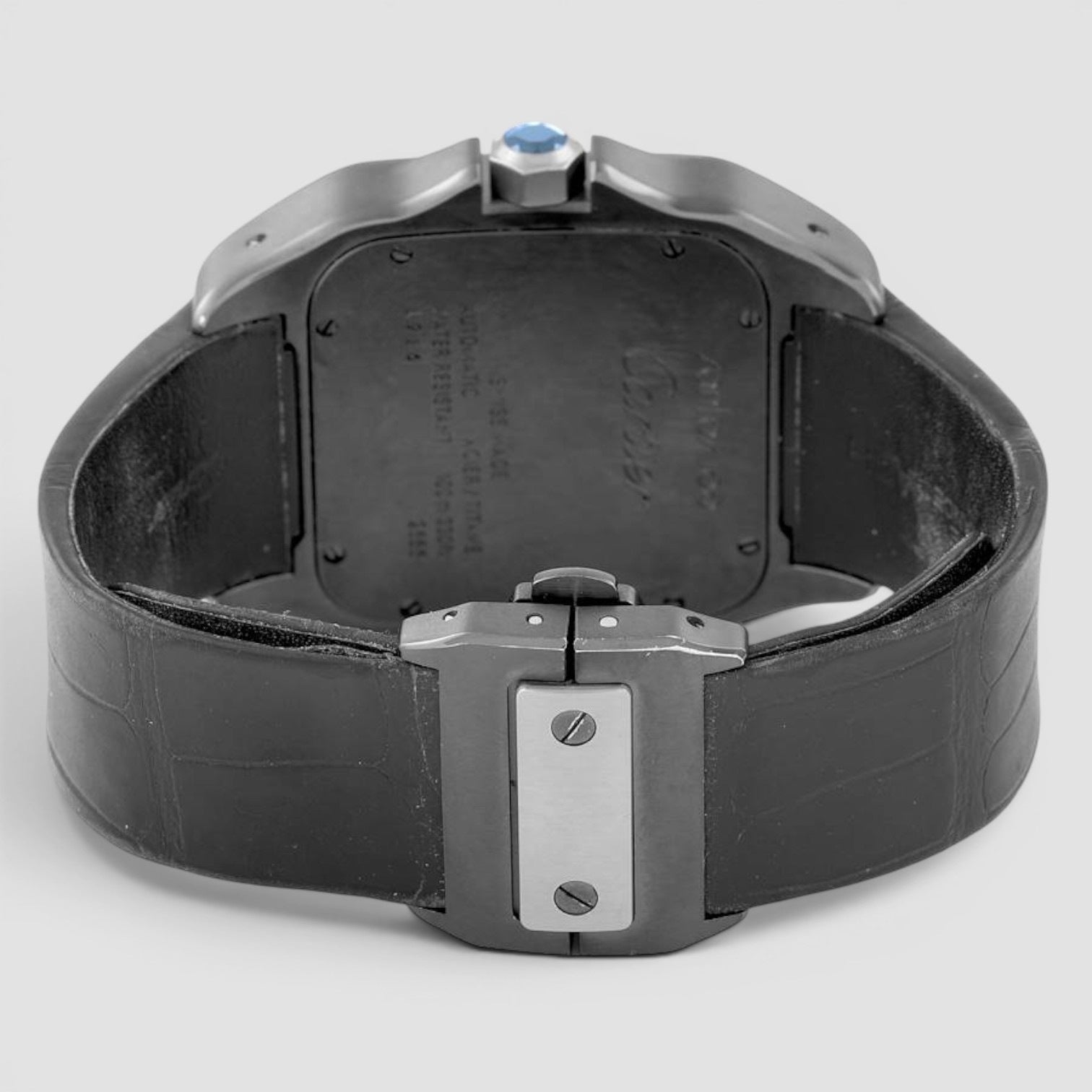 Santos 100 Automatic 38mm Black PVD