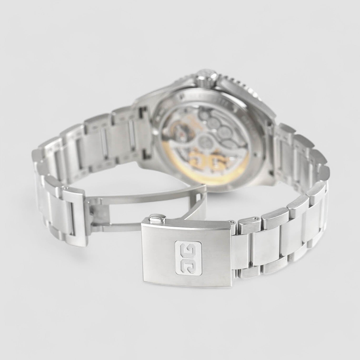 SeaQ Panoramadatum Panorama Date Blue Dial SS