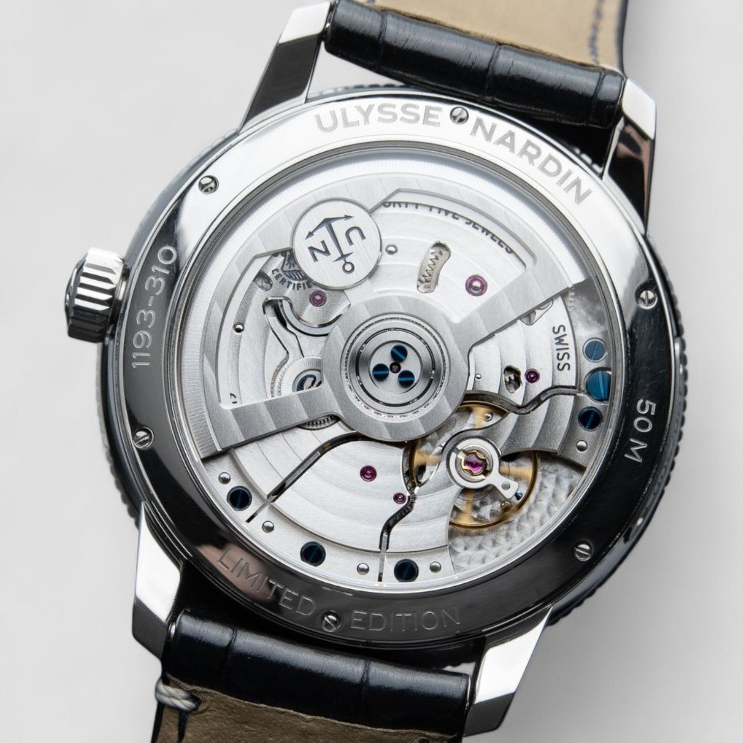 Nardin Marine Torpilleur Aventurine Moonphase Limited Edition Blue 42mm