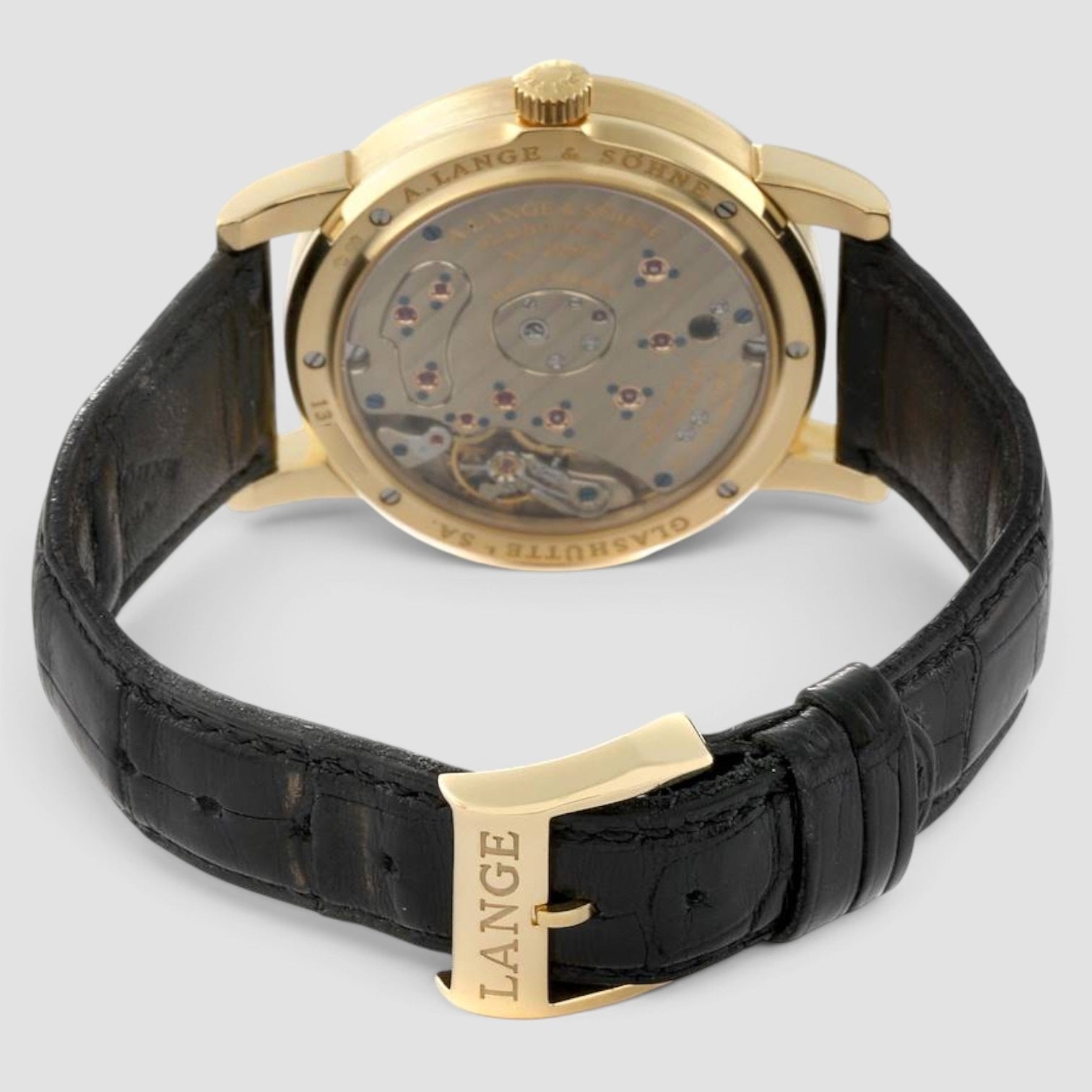 Lange 1 38mm 18K Yellow Gold Champagne dial