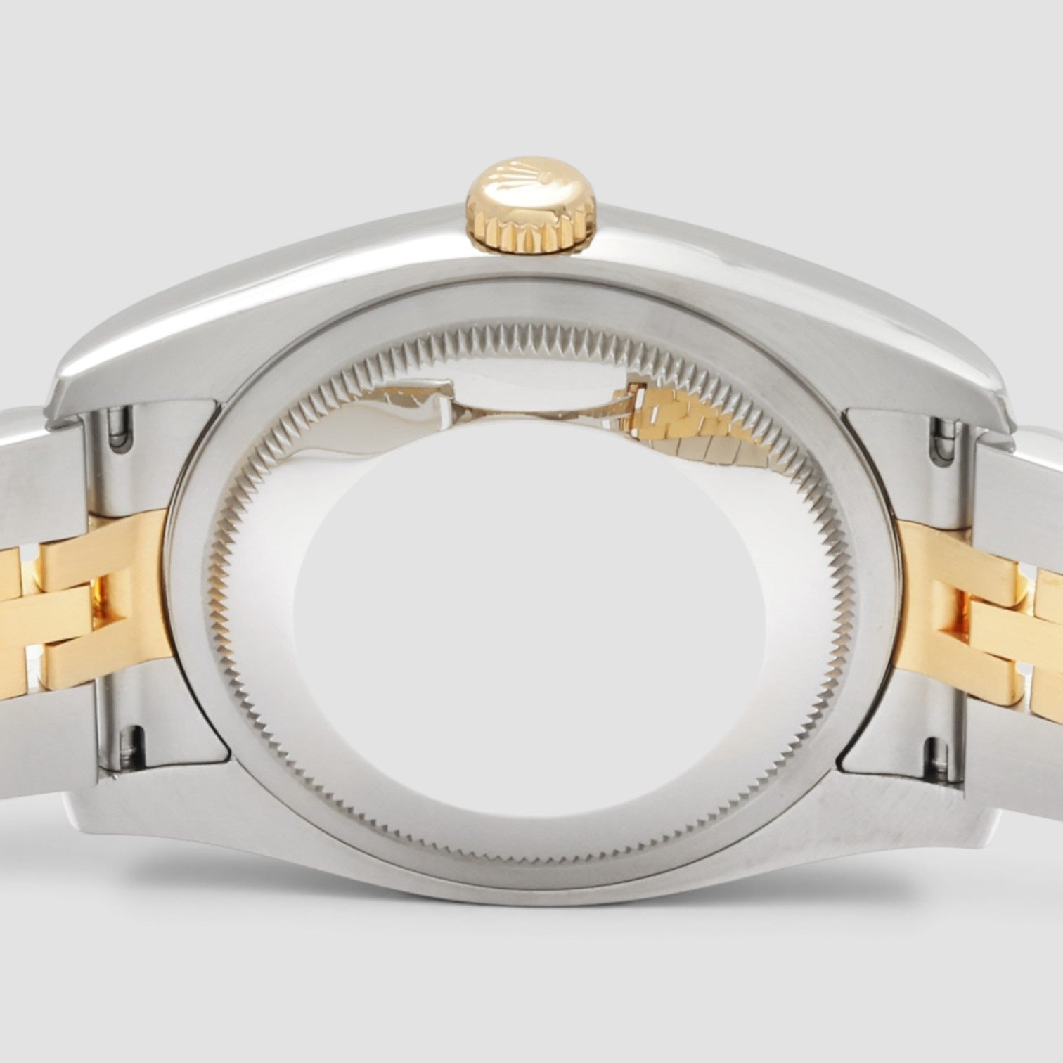 Datejust 36mm Stainless Steel & 18K Yellow Gold Champagne Diamond Dial