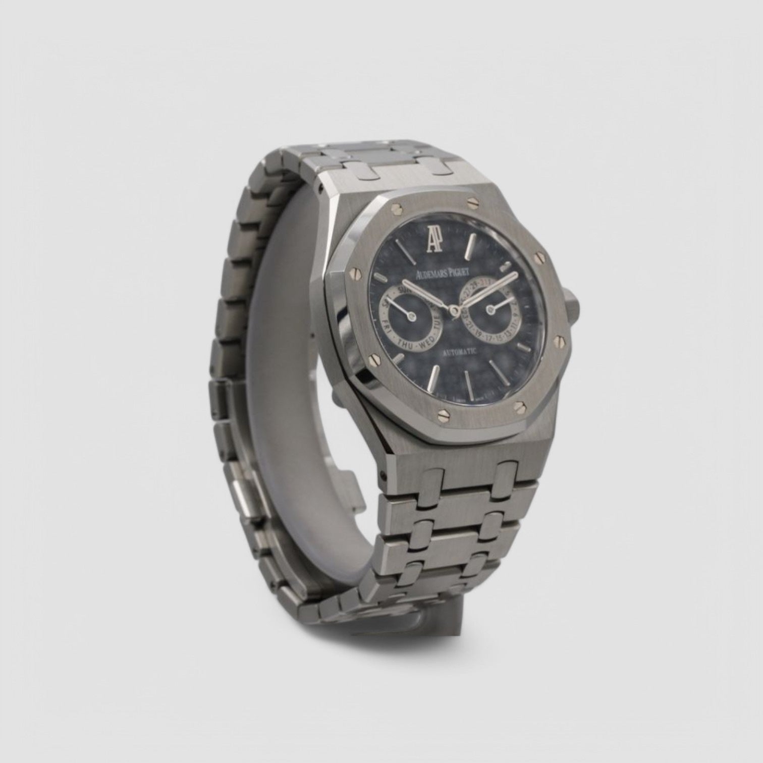 Royal Oak Day Date Black Dial S/S on S/S bracelet