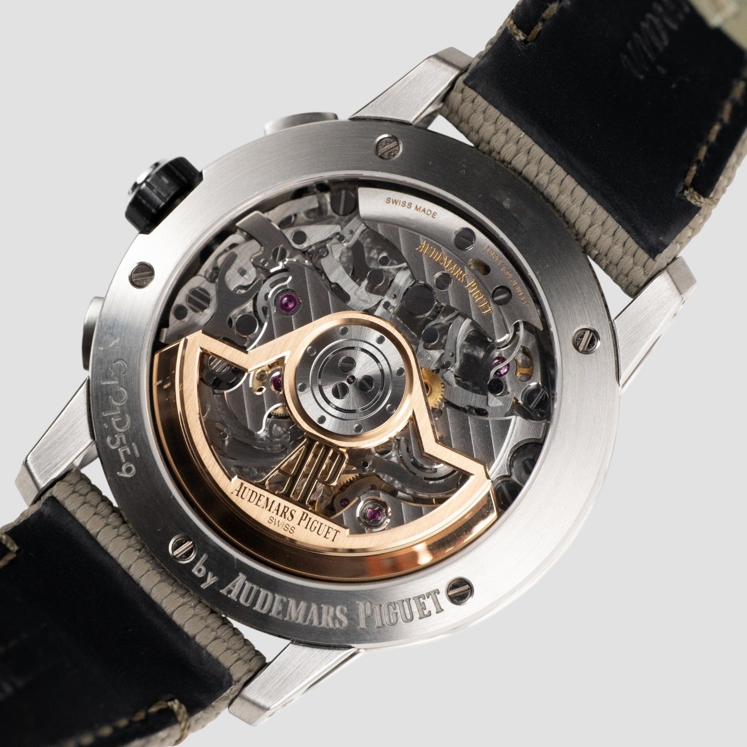 Code 11.59 Chronograph Stainless Steel Black Ceramic Beige Dial