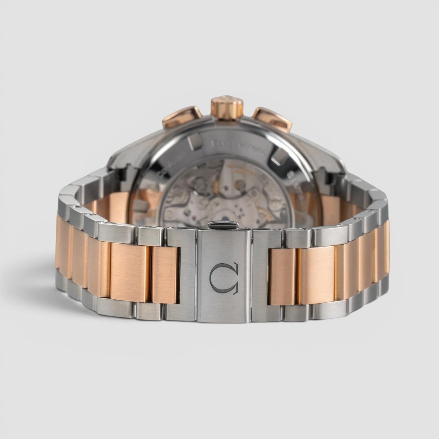 Seamaster Aqua Terra Chronograph 44mm Steel & Pink Gold Grey Dial