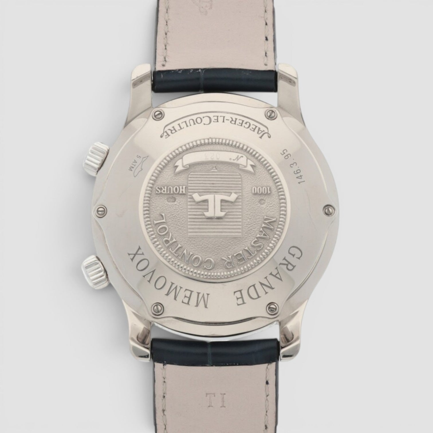 Master Memovox Grande 42mm 18K White Gold Grey Dial