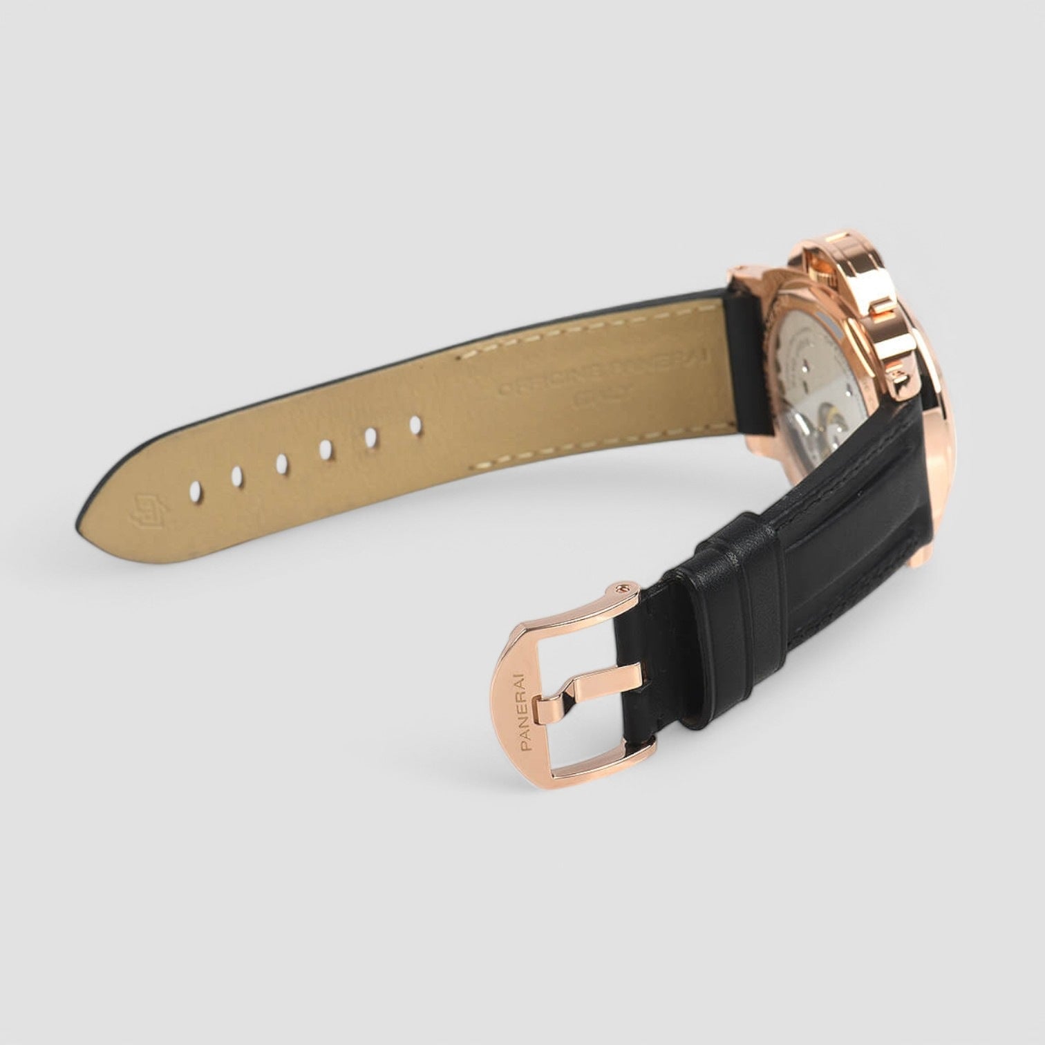 Luminor Marina Brown Dial 18kt Rose Gold Men's Watch