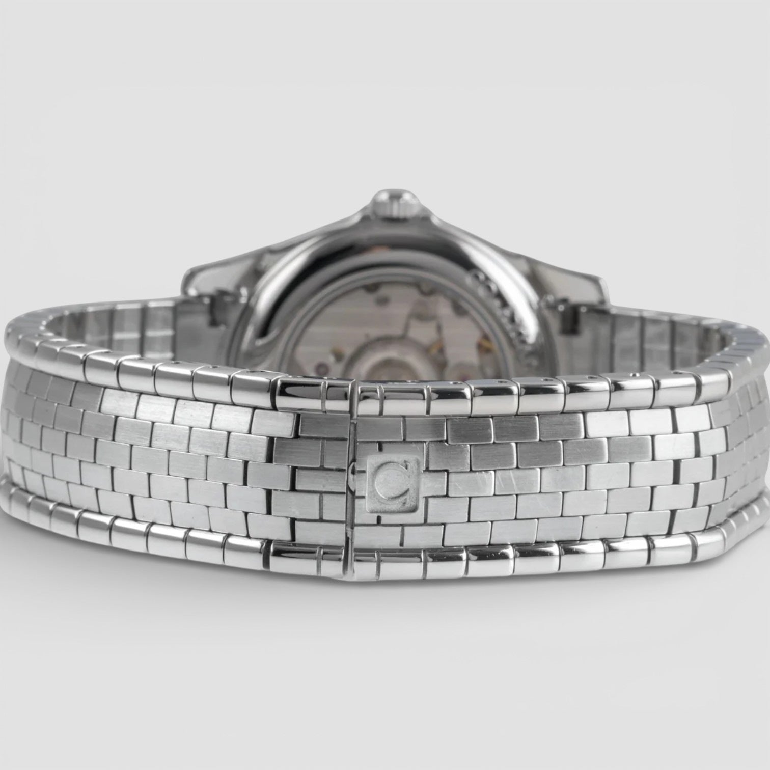 De Ville acier automatique montre pour femmes