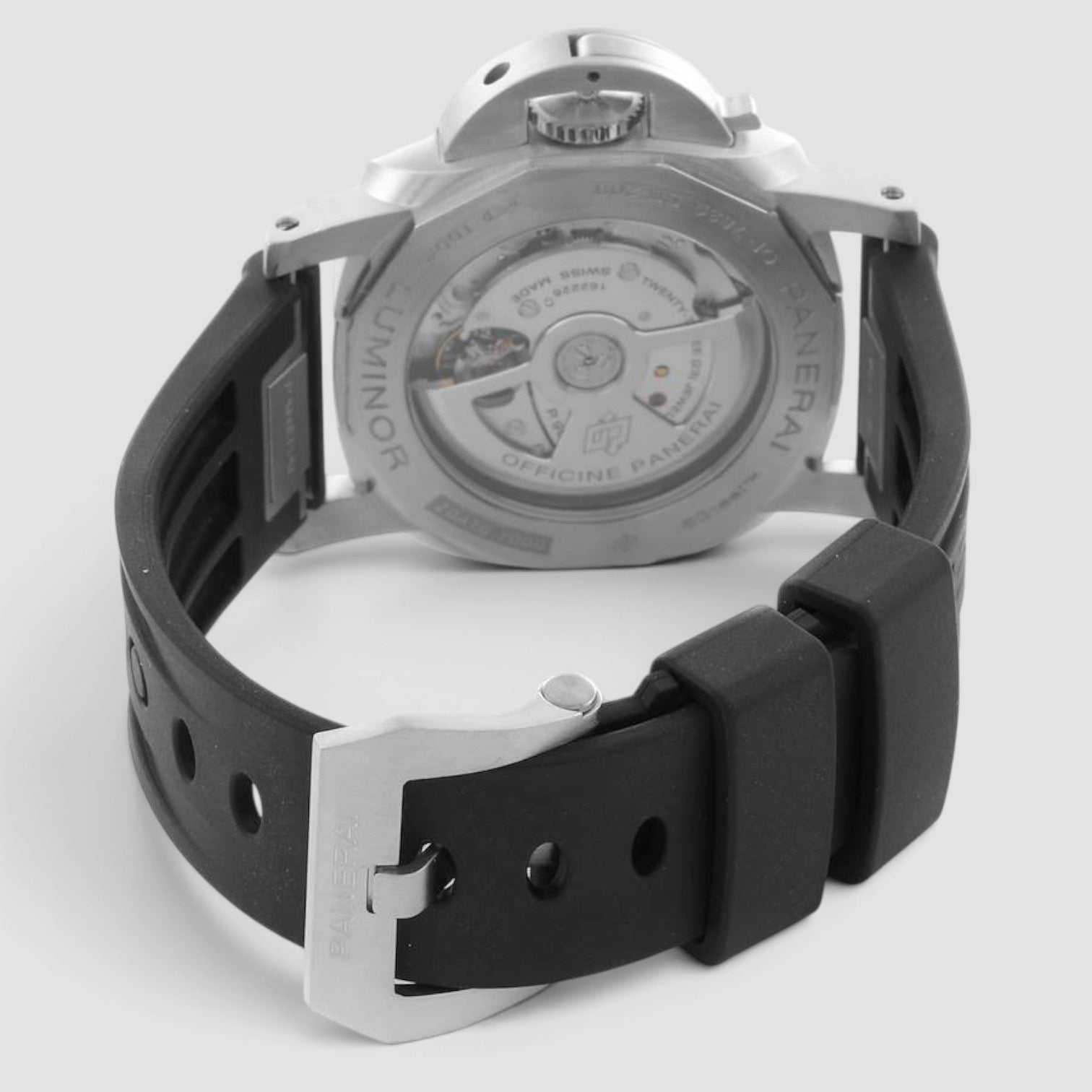 Luminor Quaranta BiTempo 40mm Steel White Dial