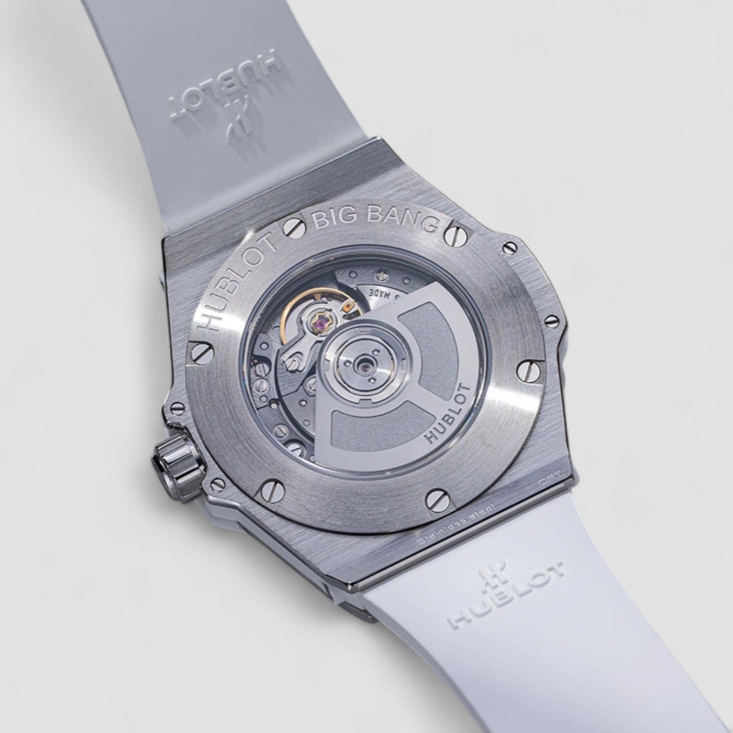Big Bang One Click Steel White Pave 33 mm
