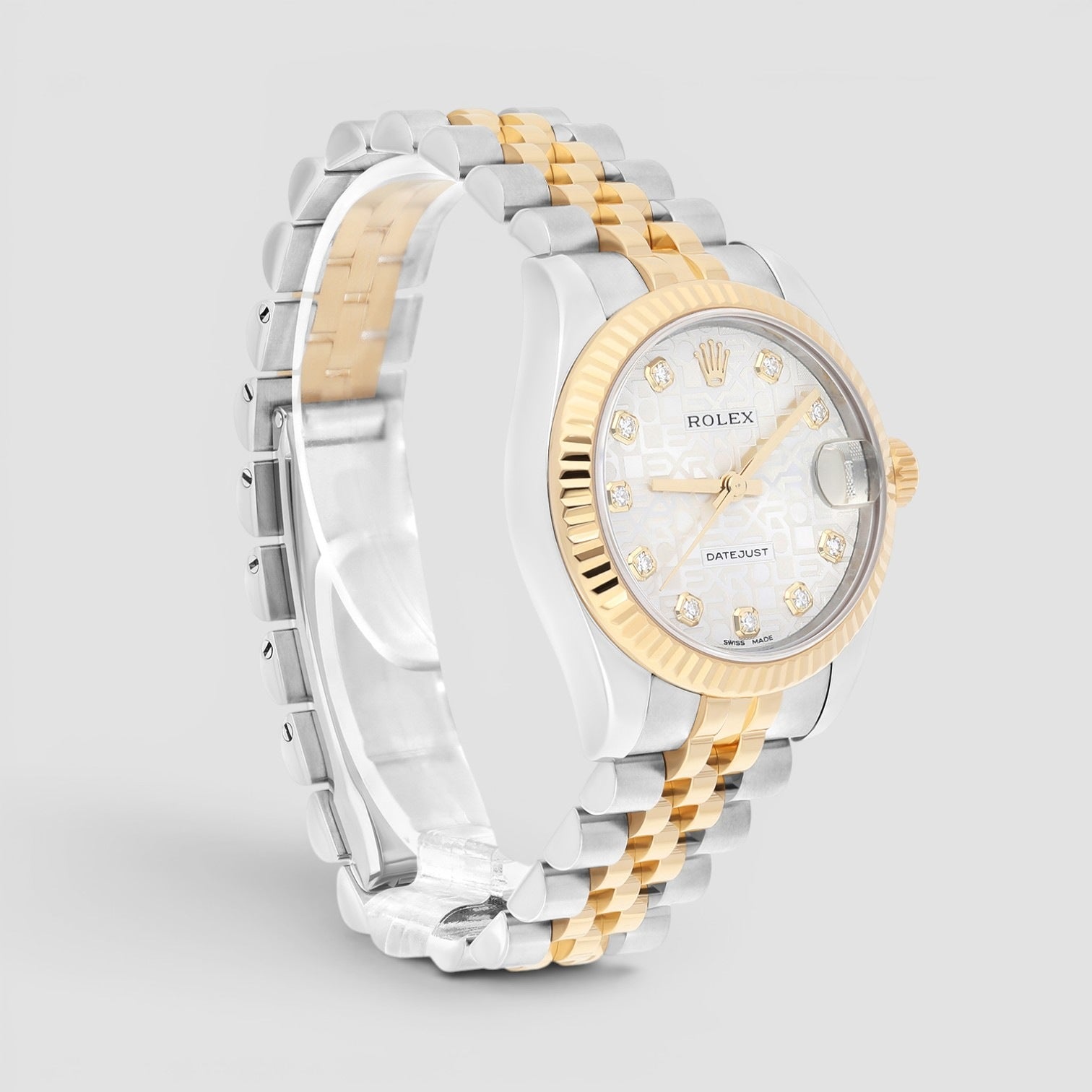 Datejust 31 computer silver diamond dial jubilee