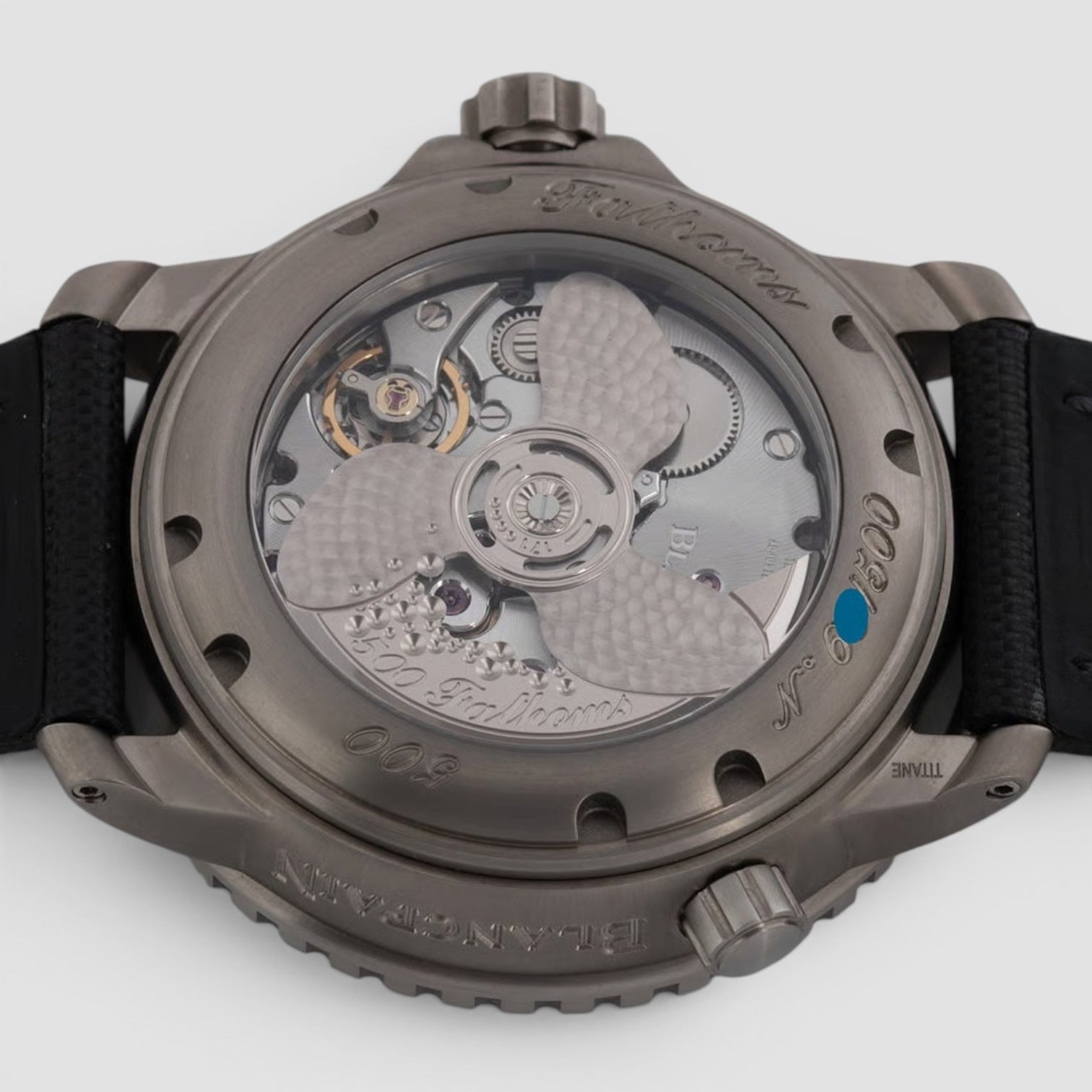 Fifty Fathoms 500 Fathoms 48mm Titanium Black Dial