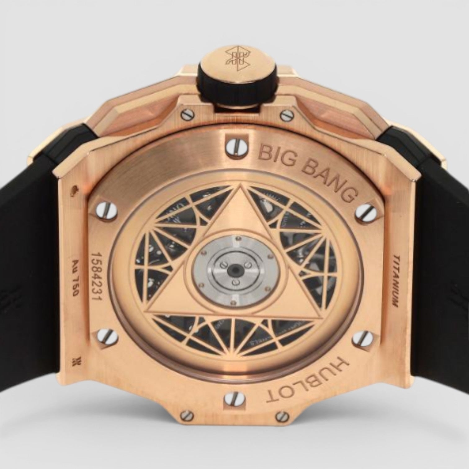Big Bang Sang Bleu Ii King Gold White Pavé 45mm