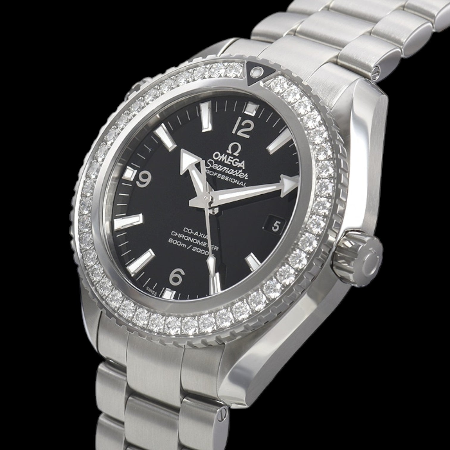 Seamaster Planet Ocean Diamond Bezel Luxury Watch