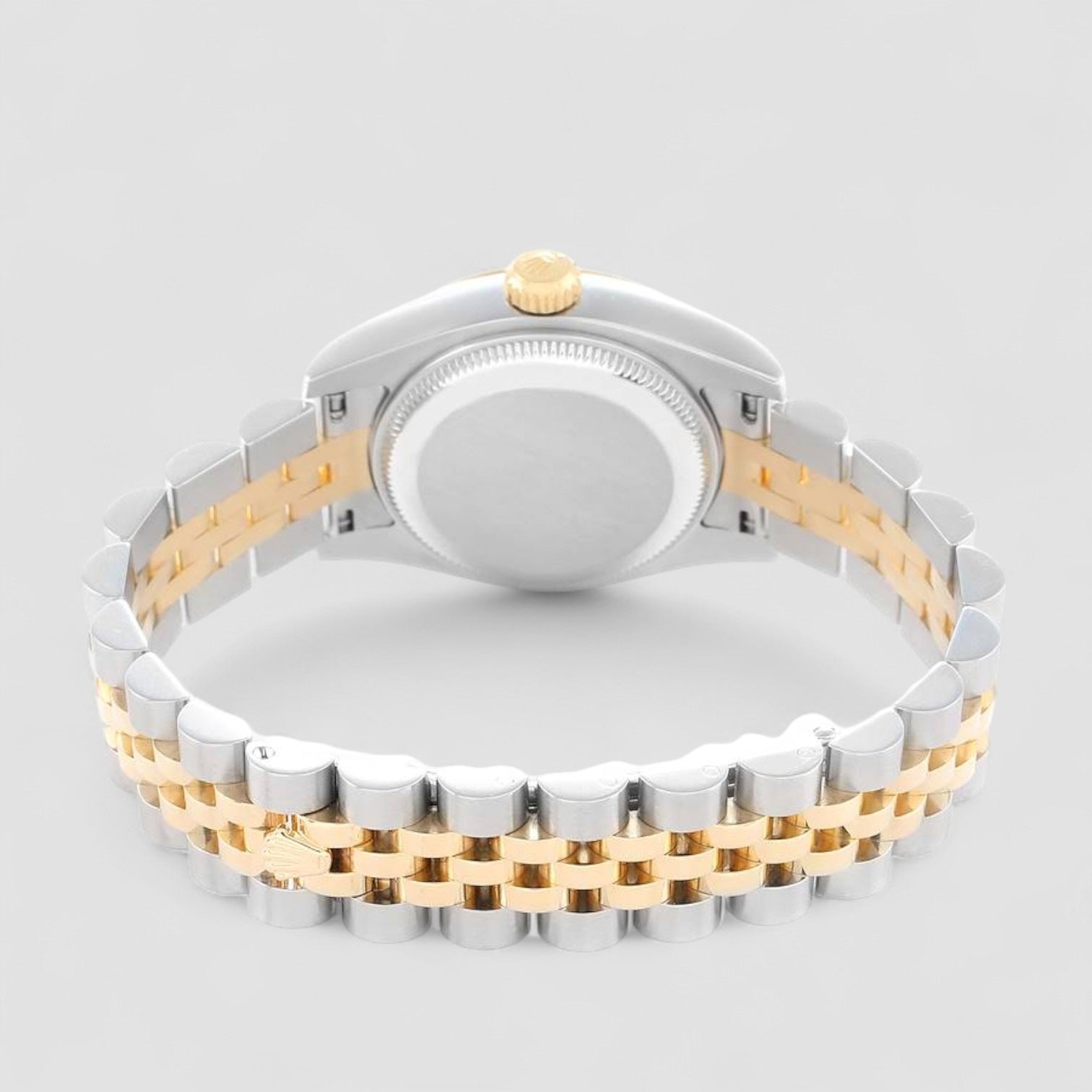 Datejust Champagne Diamond Steel Yellow Gold Ladies Watch