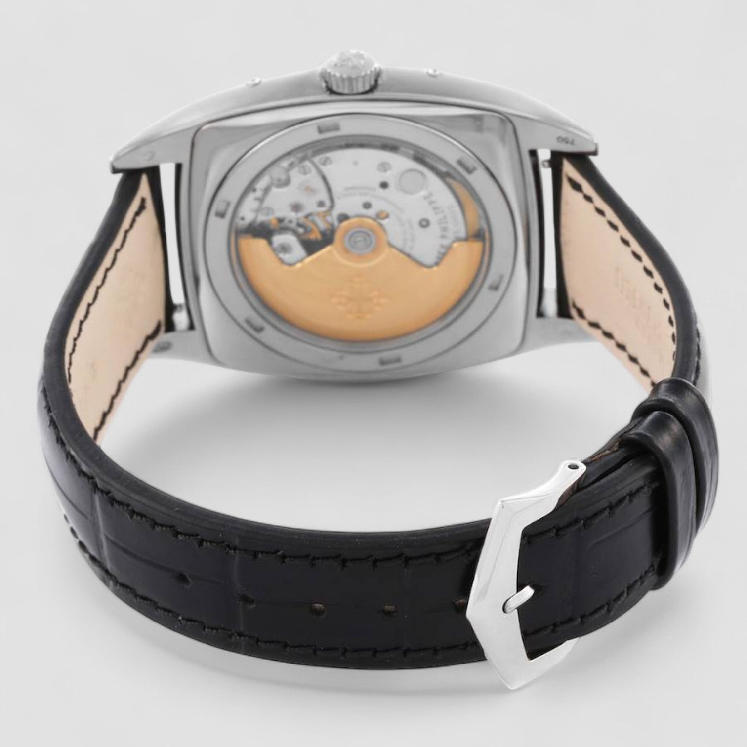 Gondolo Calendario 18K White Gold Silver Dial