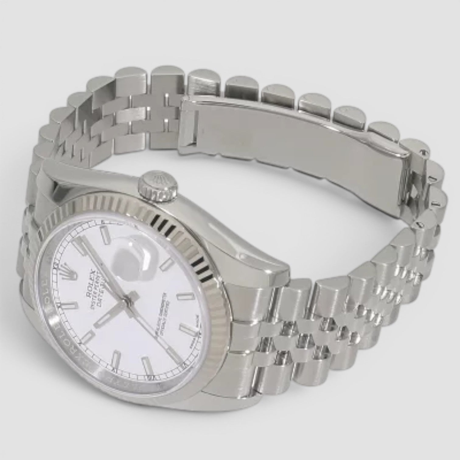 Datejust 36 White Index on Jubilee Bracelet