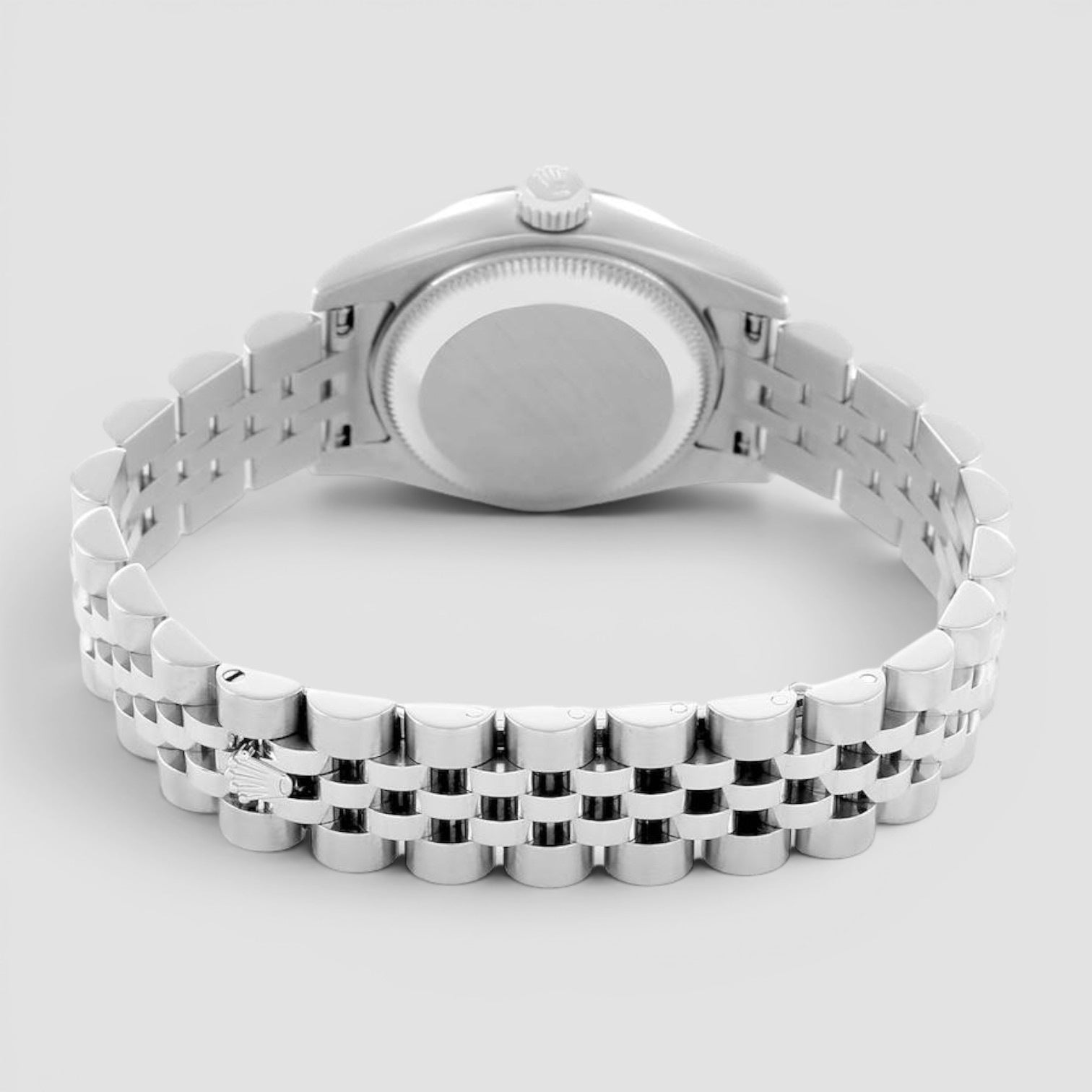 Lady-Datejust 26mm Steel & White Gold Silver Dial