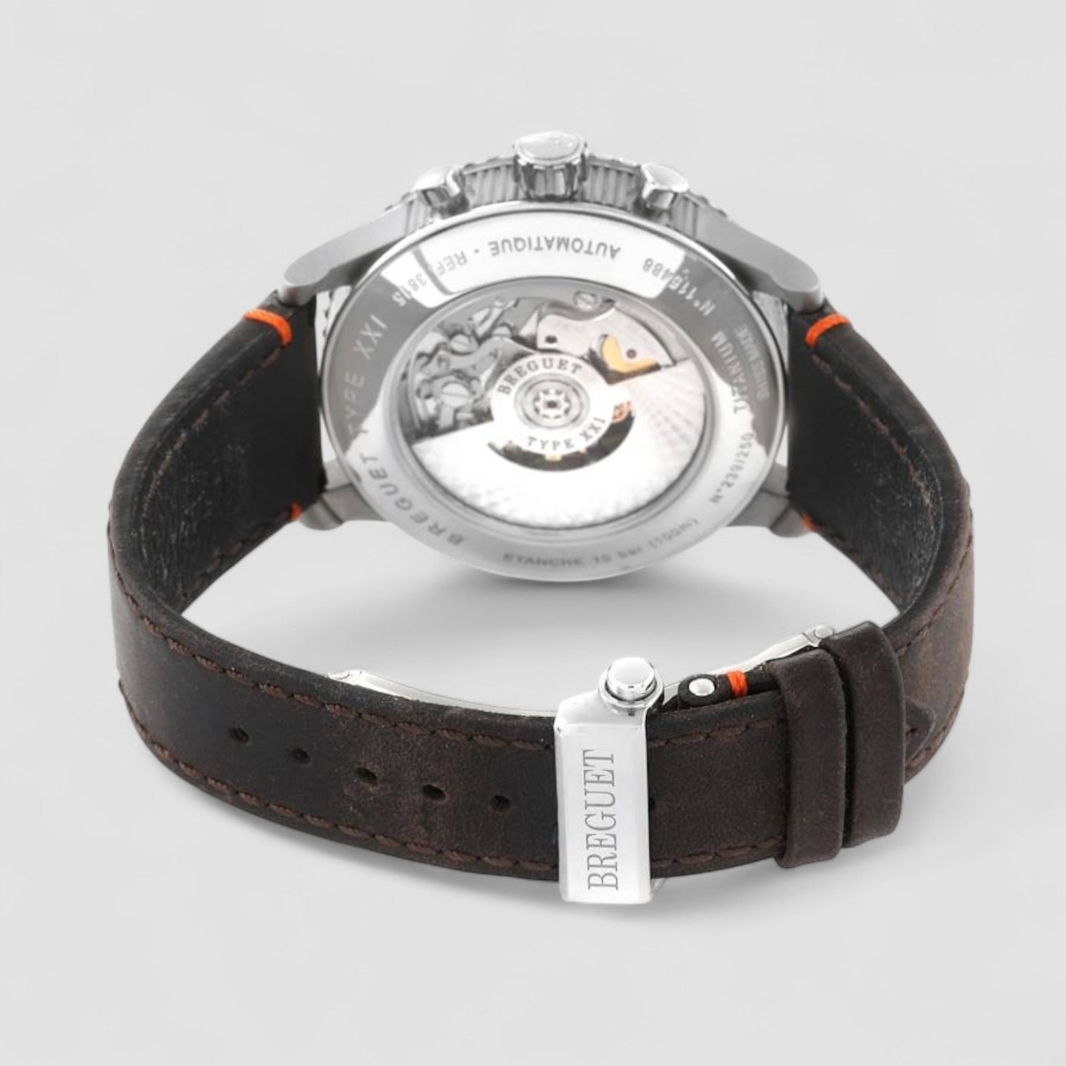 Type XXI Flyback LE Black Dial Titanium Mens Watch