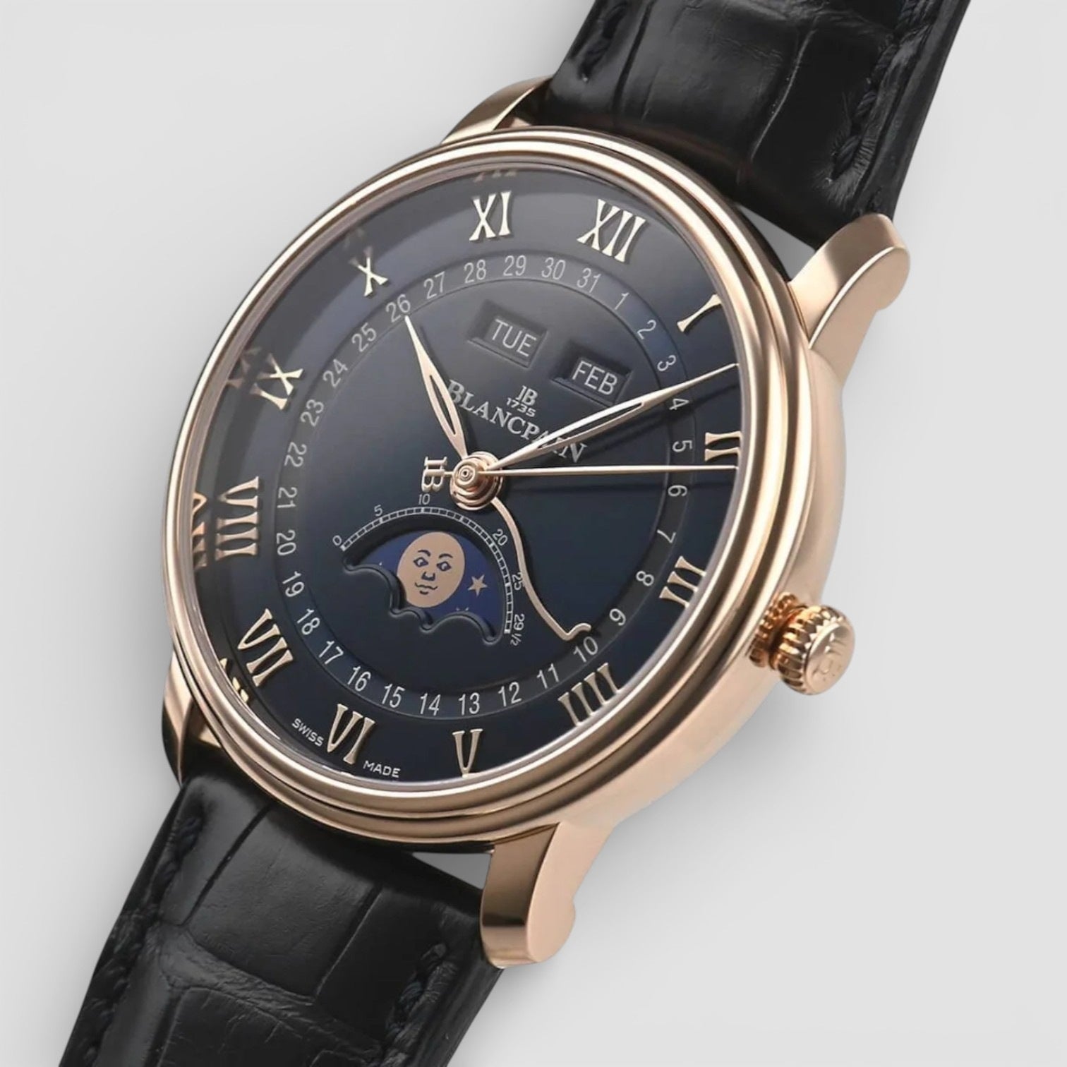 Complete Calendar 40 Mm Villeret Moonphase