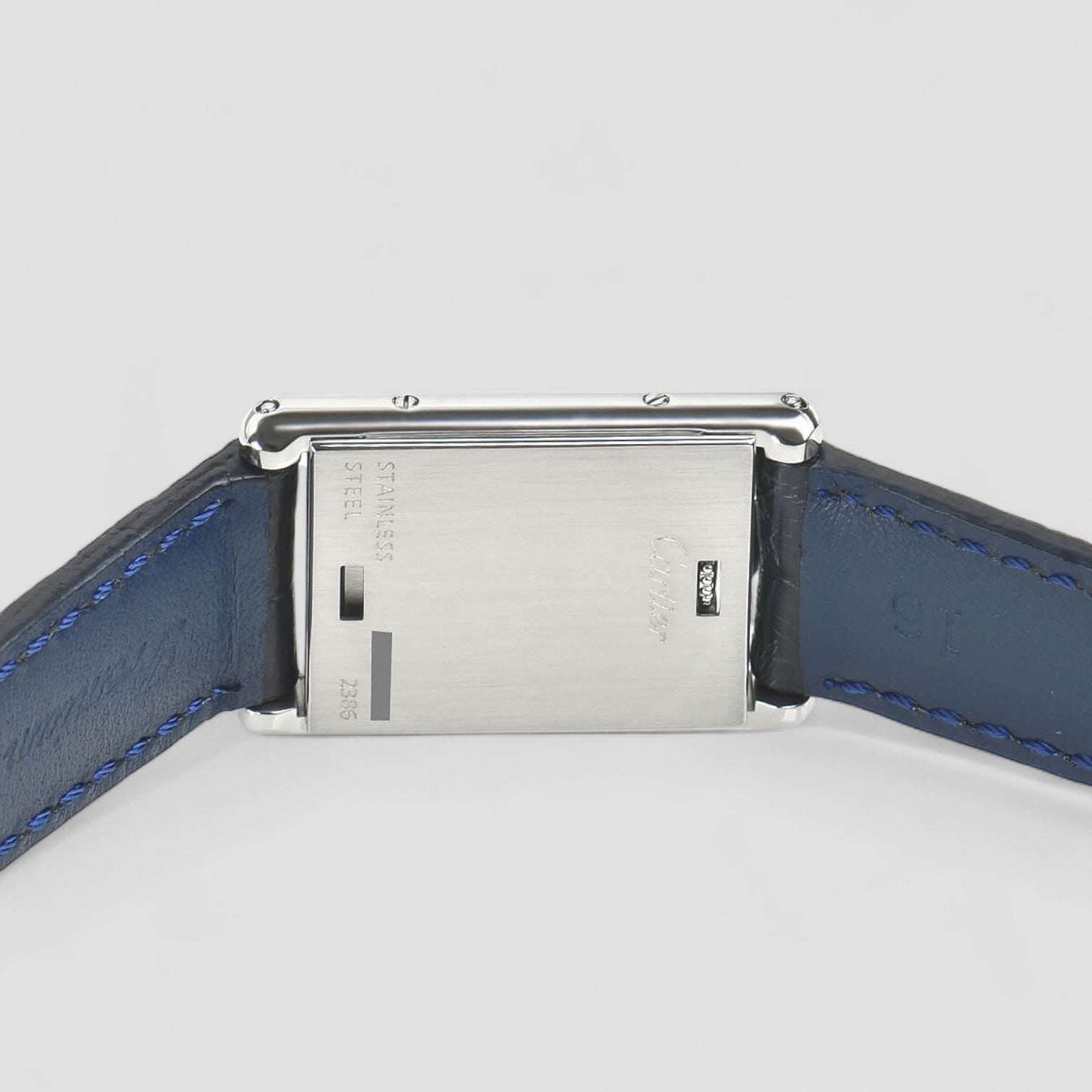 Tank Basculante Quartz Silver Dial Ladies Watch