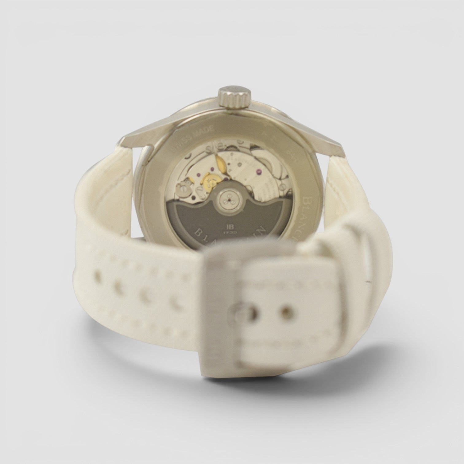 Fifty Fathoms Bathyscaphe 38mm Steel White Dial