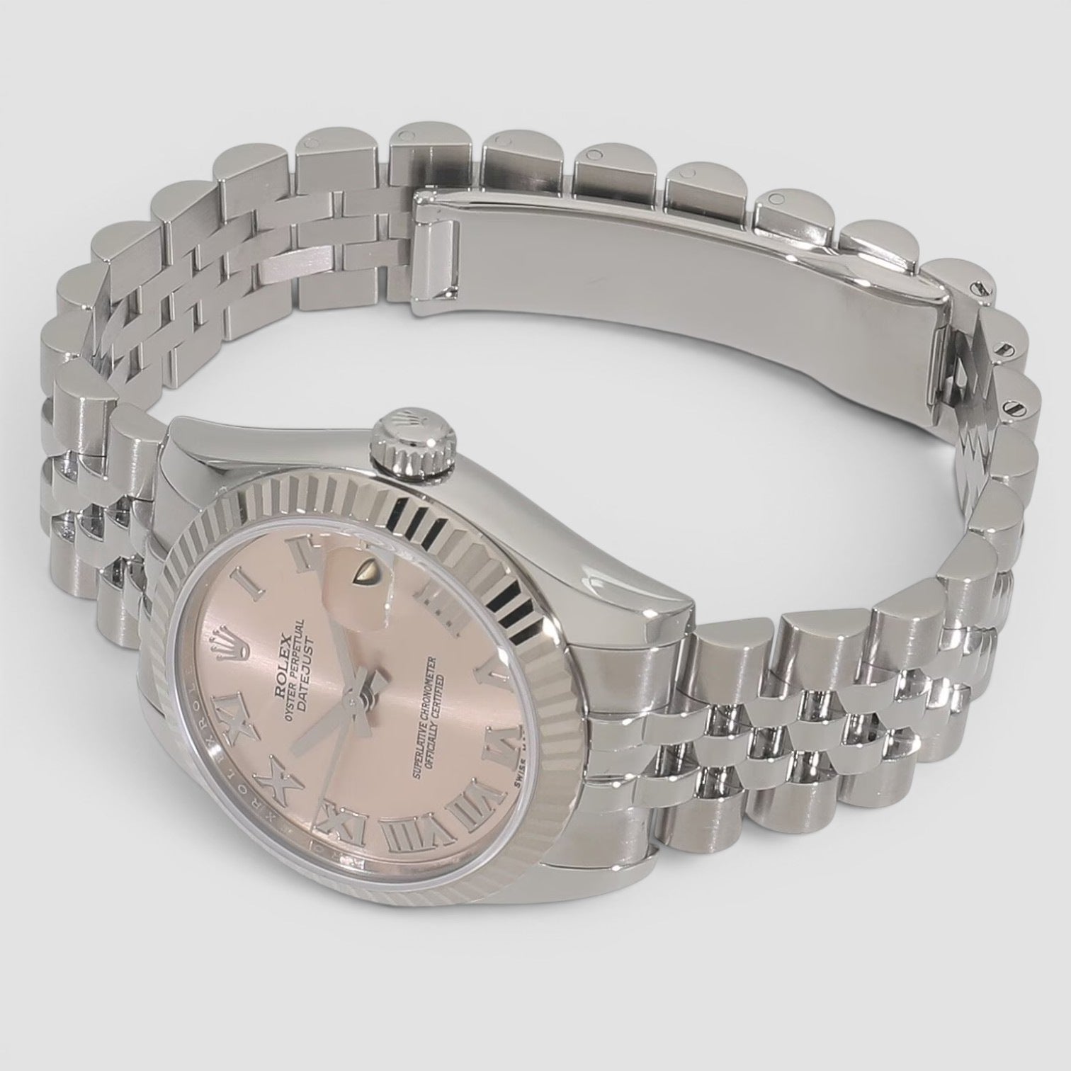 Datejust 31 pink roman dial jubilee