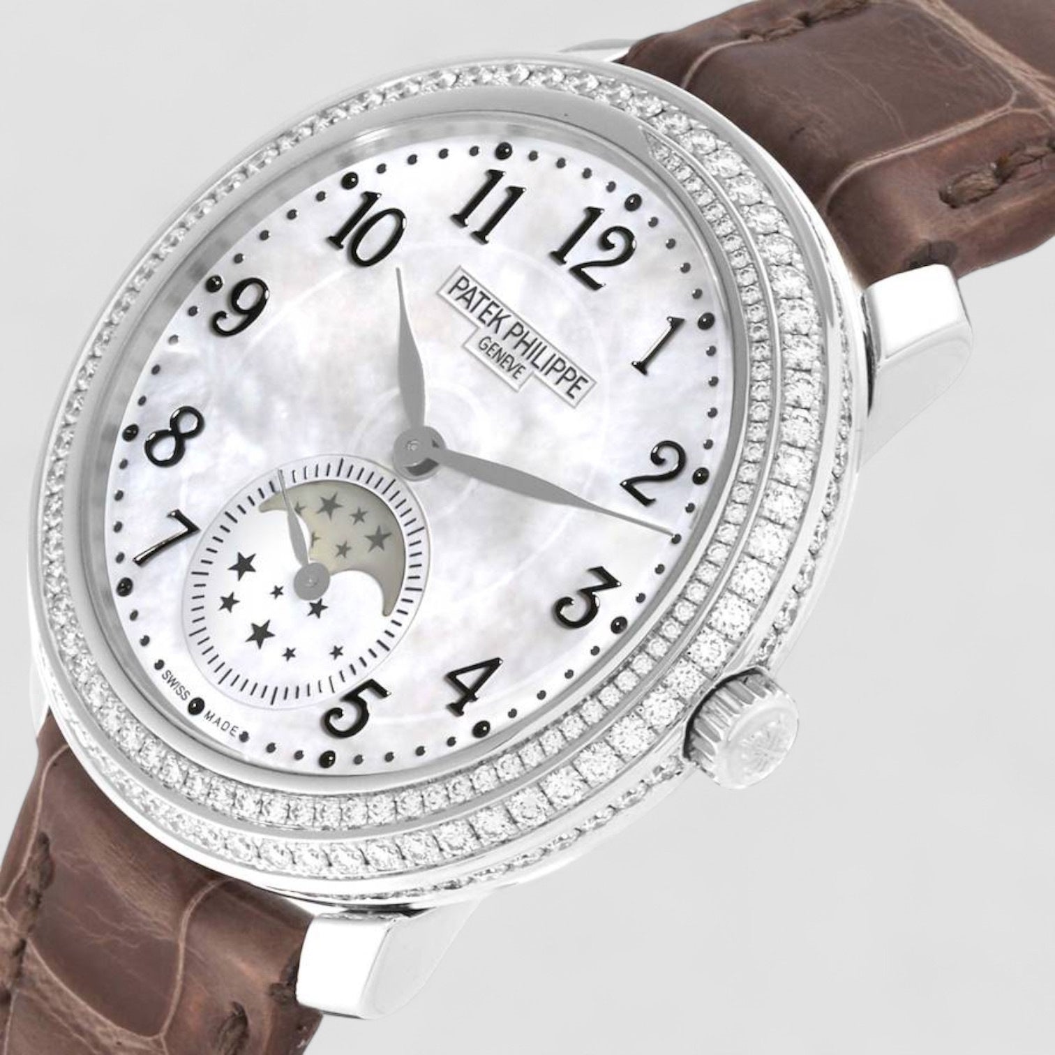 Complications White Gold MOP Diamond Ladies Watch