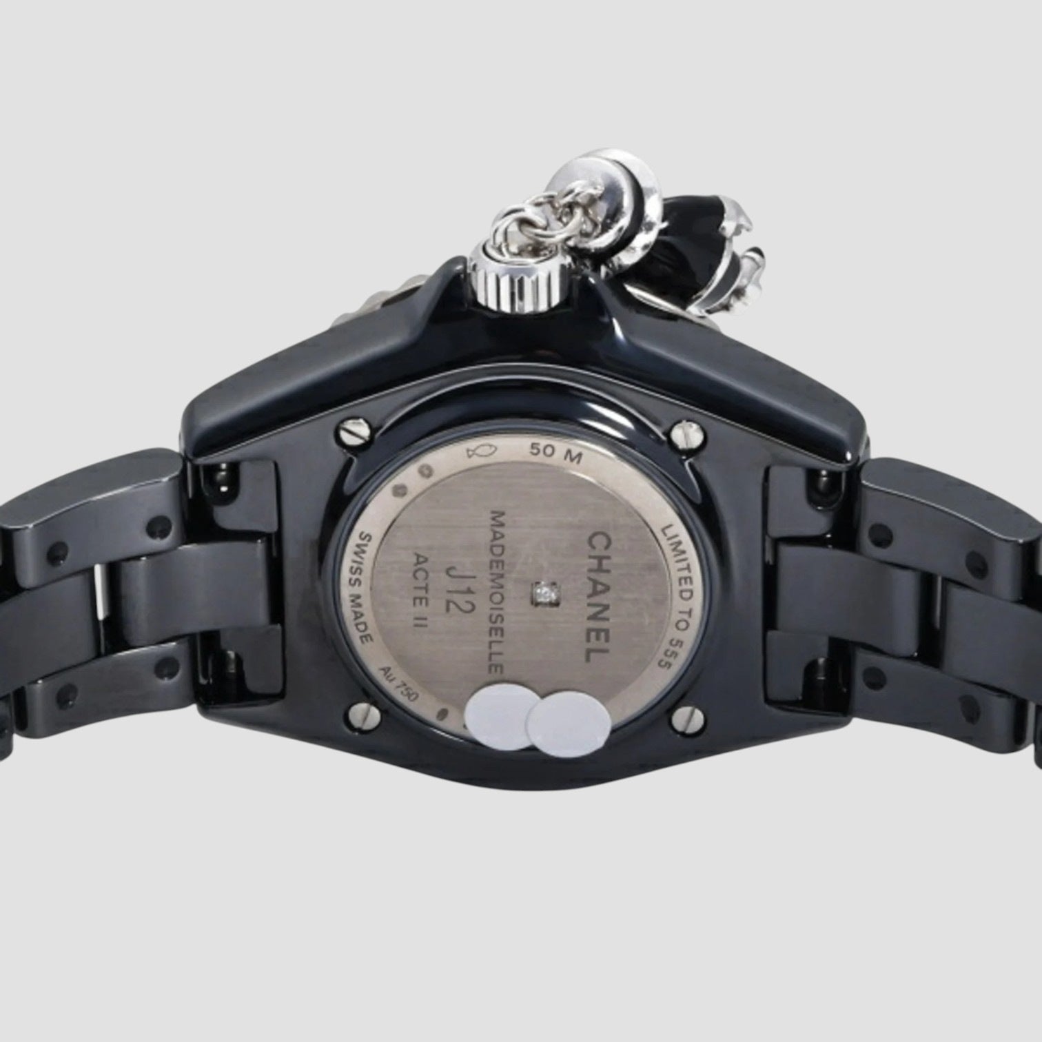 J12 Mademoiselle ACTE II Black Dial Ladies Watch